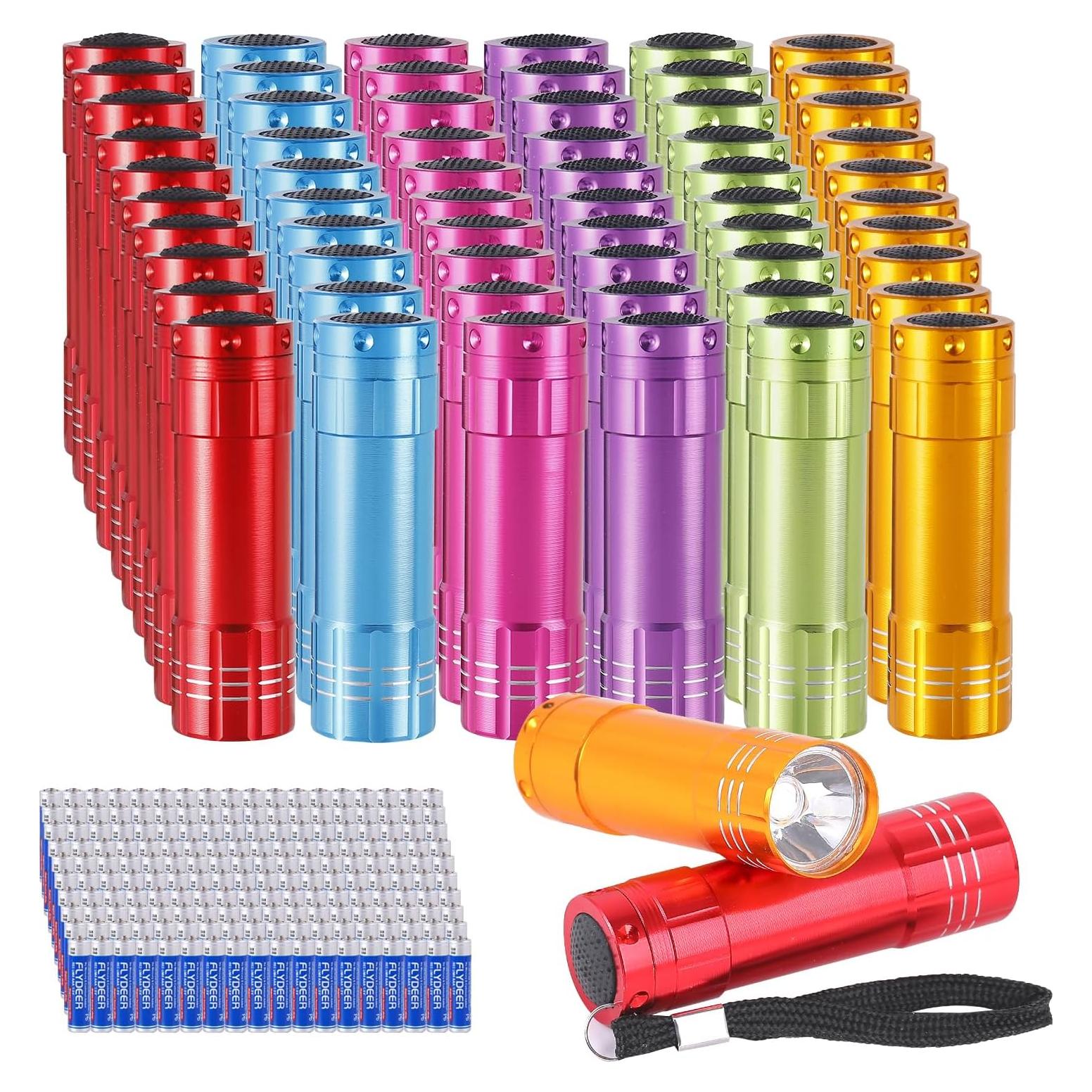 Linternas Mini LED KunHe - Paquete de 60 Unidades con Baterías