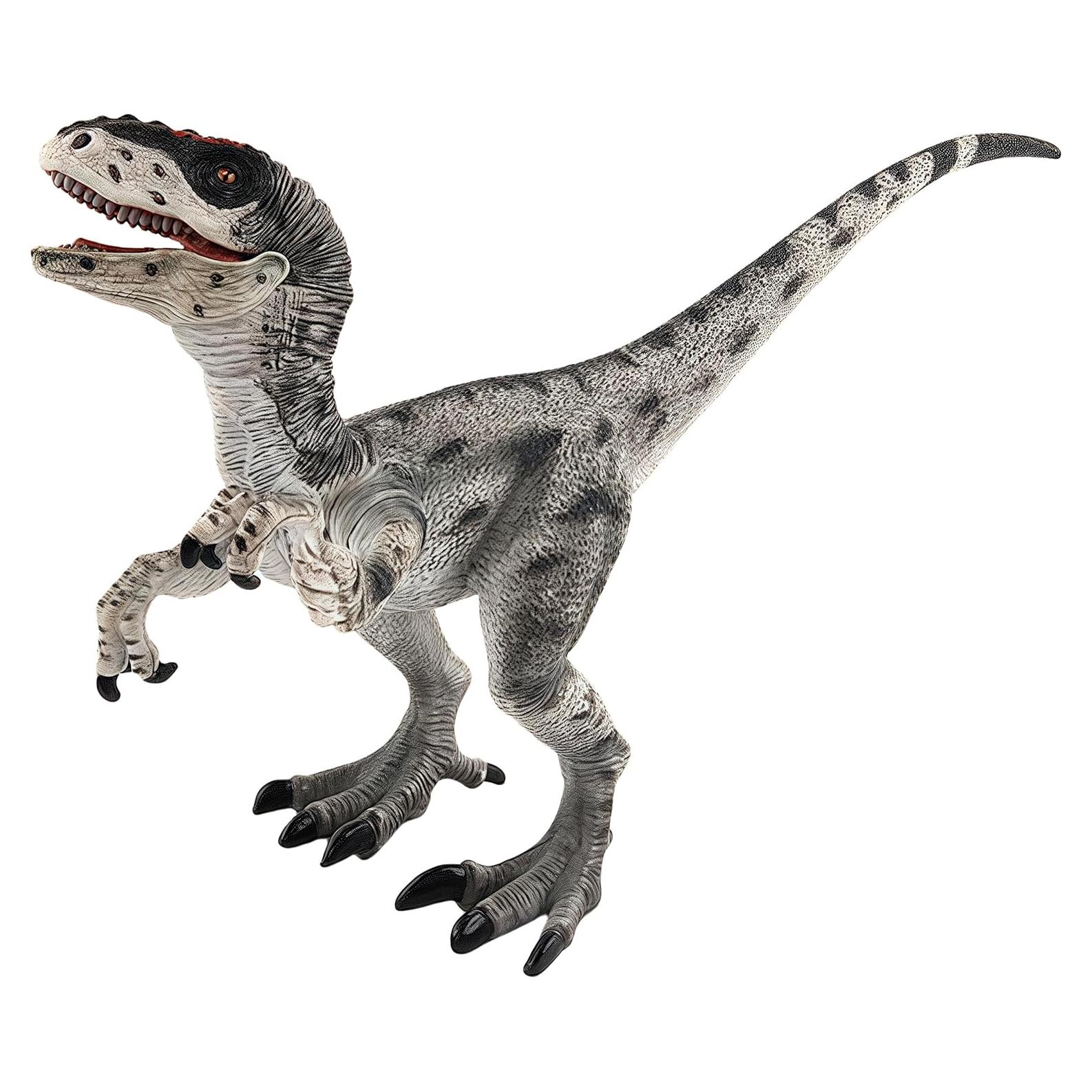 Figura de Dinosaurio Velociraptor Gemini&Genius 17x5.8cm