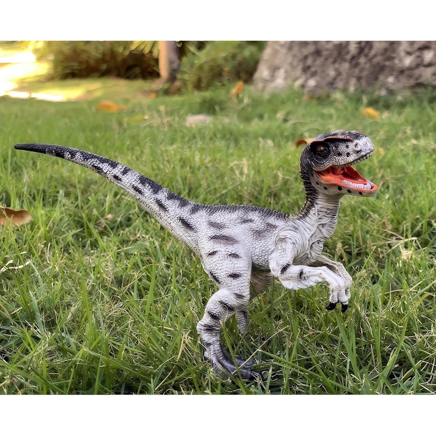 Figura de Dinosaurio Velociraptor Gemini&Genius 17x5.8cm