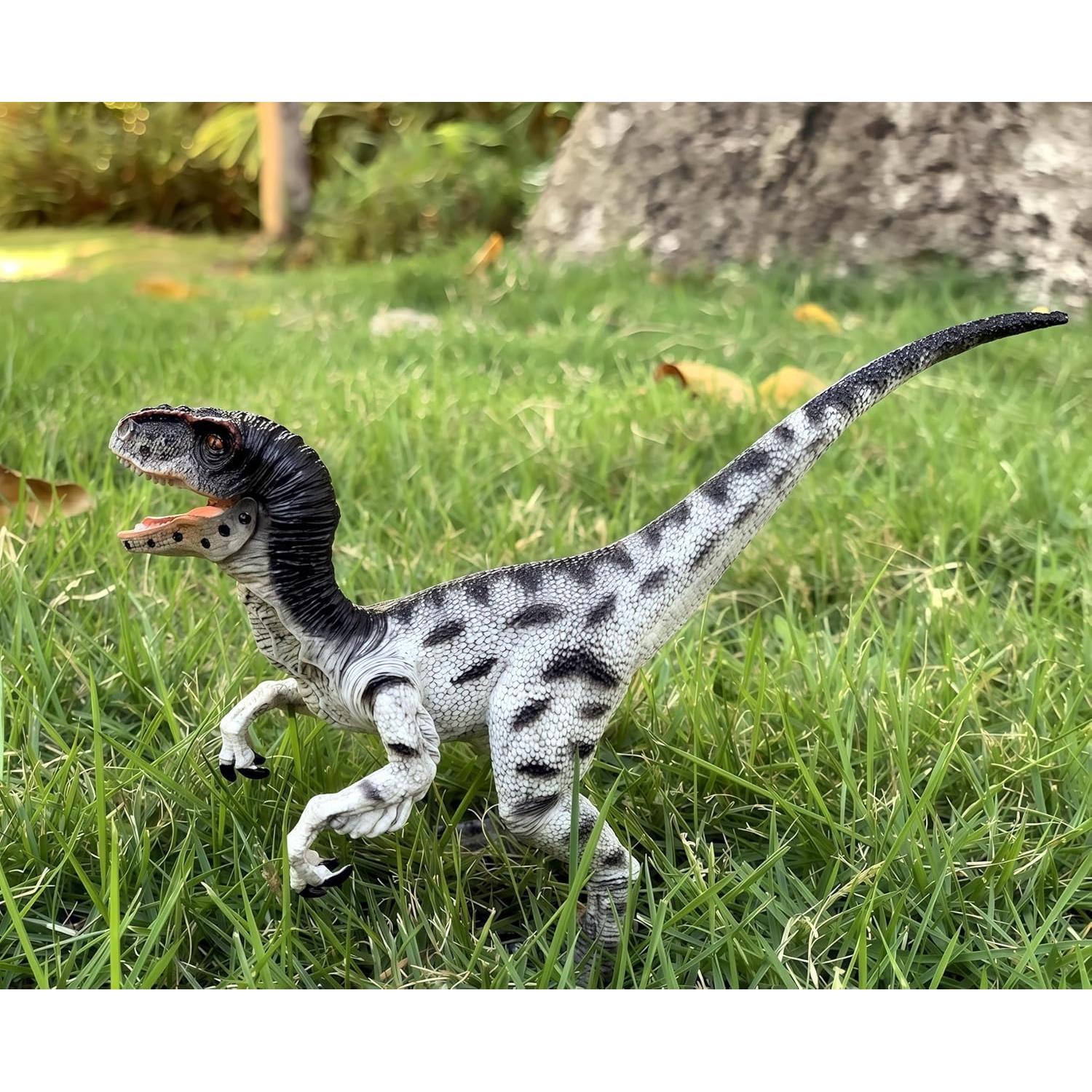 Figura de Dinosaurio Velociraptor Gemini&Genius 17x5.8cm