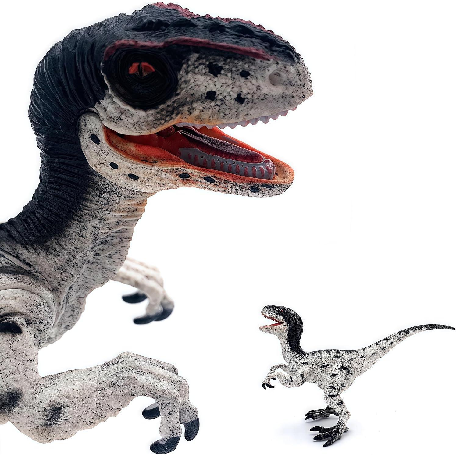 Figura de Dinosaurio Velociraptor Gemini&Genius 17x5.8cm