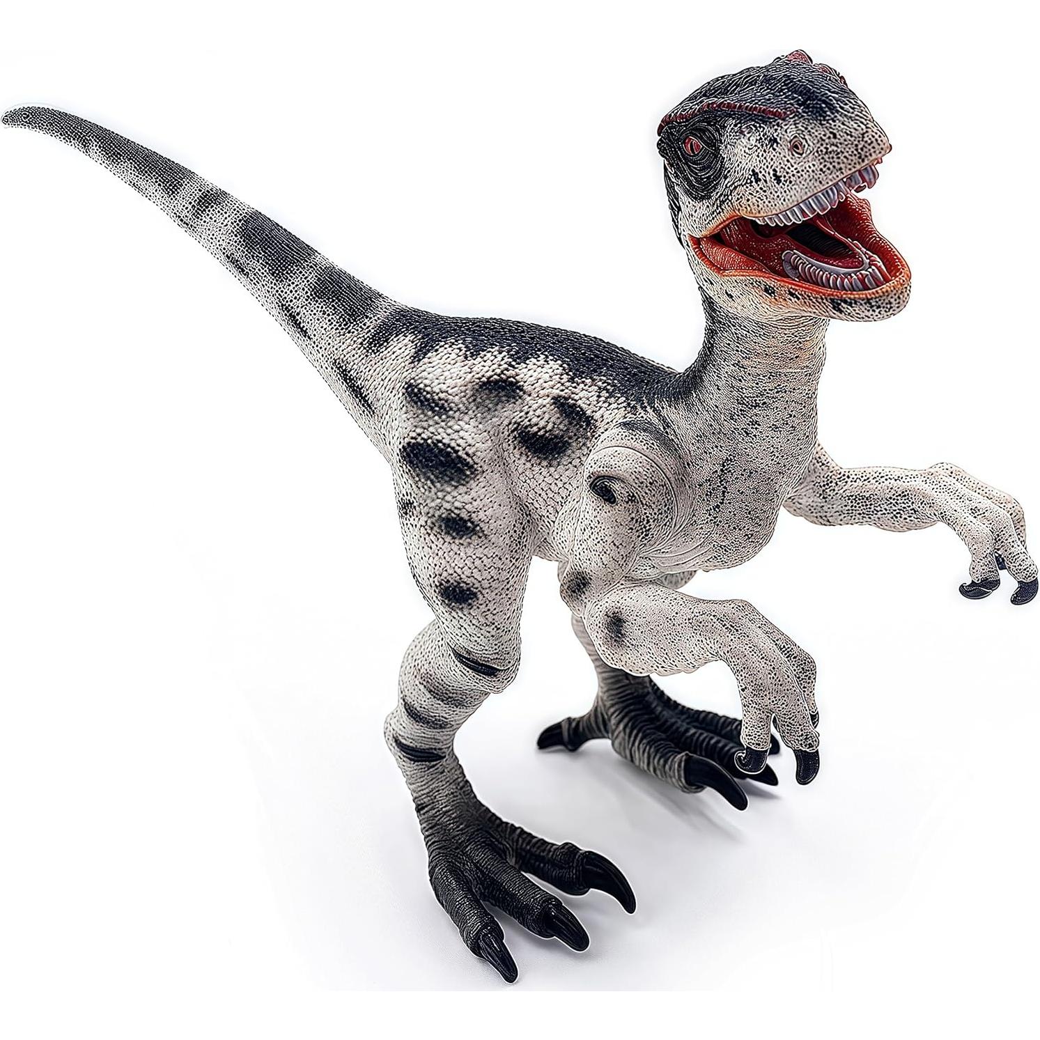 Figura de Dinosaurio Velociraptor Gemini&Genius 17x5.8cm