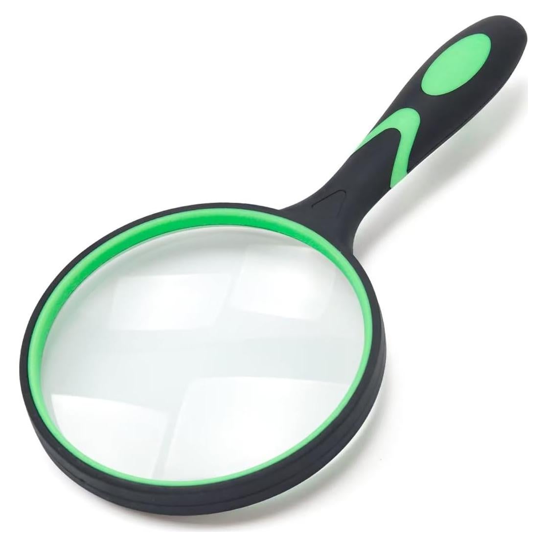 Lupa de Mano GYANDULY 10X con Lente de Vidrio 100mm Verde