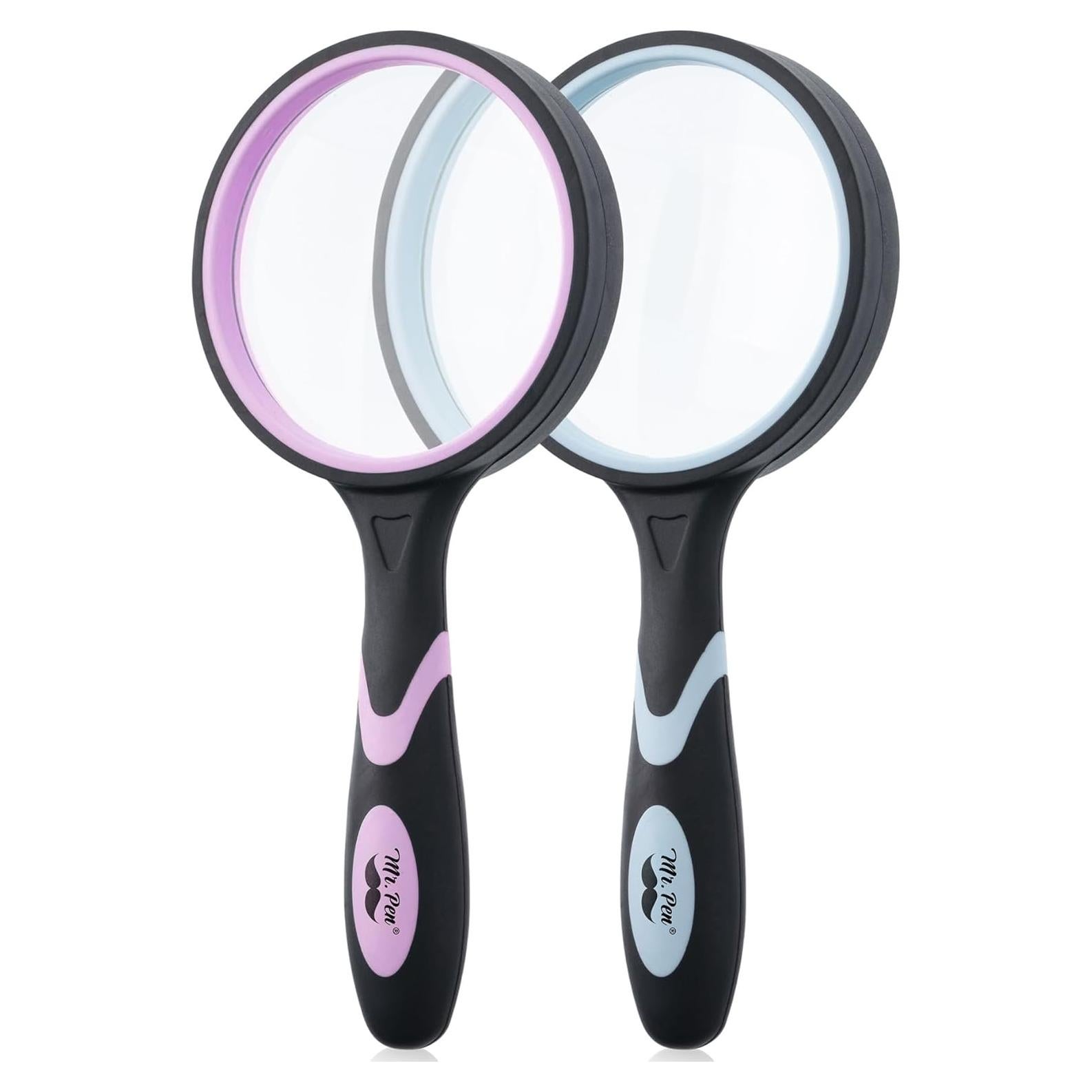 Lupa de Mano Mr. Pen - 2 Paquetes, 10X Aumento, 75mm