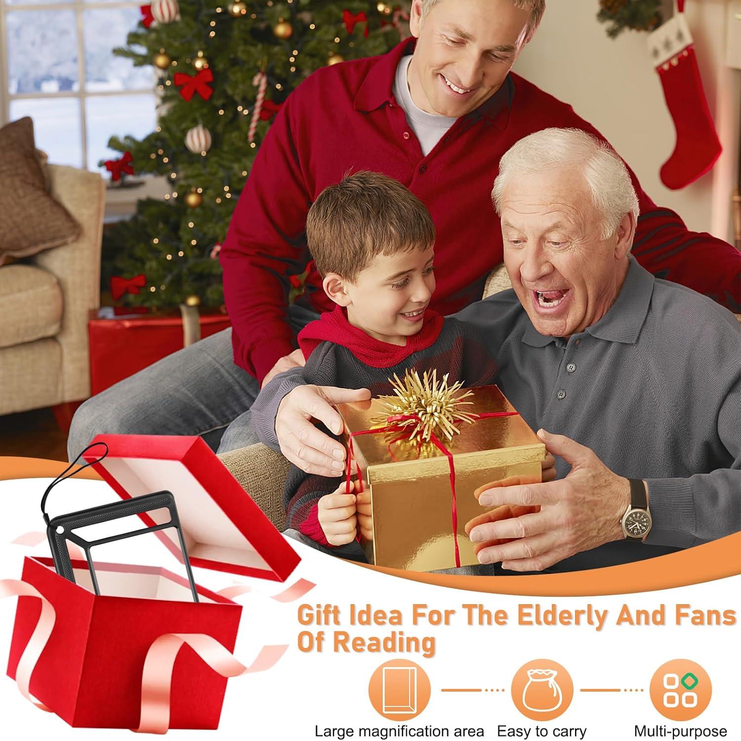 Lupa de Página Completa 5X AKKYCVS Negra para Lectura