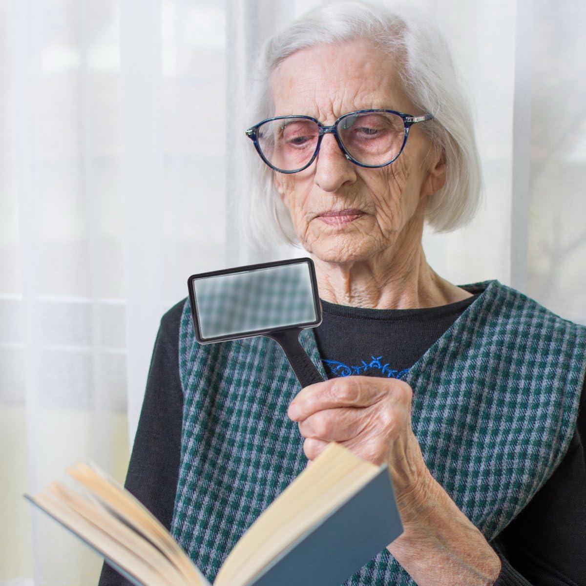 Lupa de Mano MagnifyLabs 3X Aumento Vidrio Óptico 16.5cm