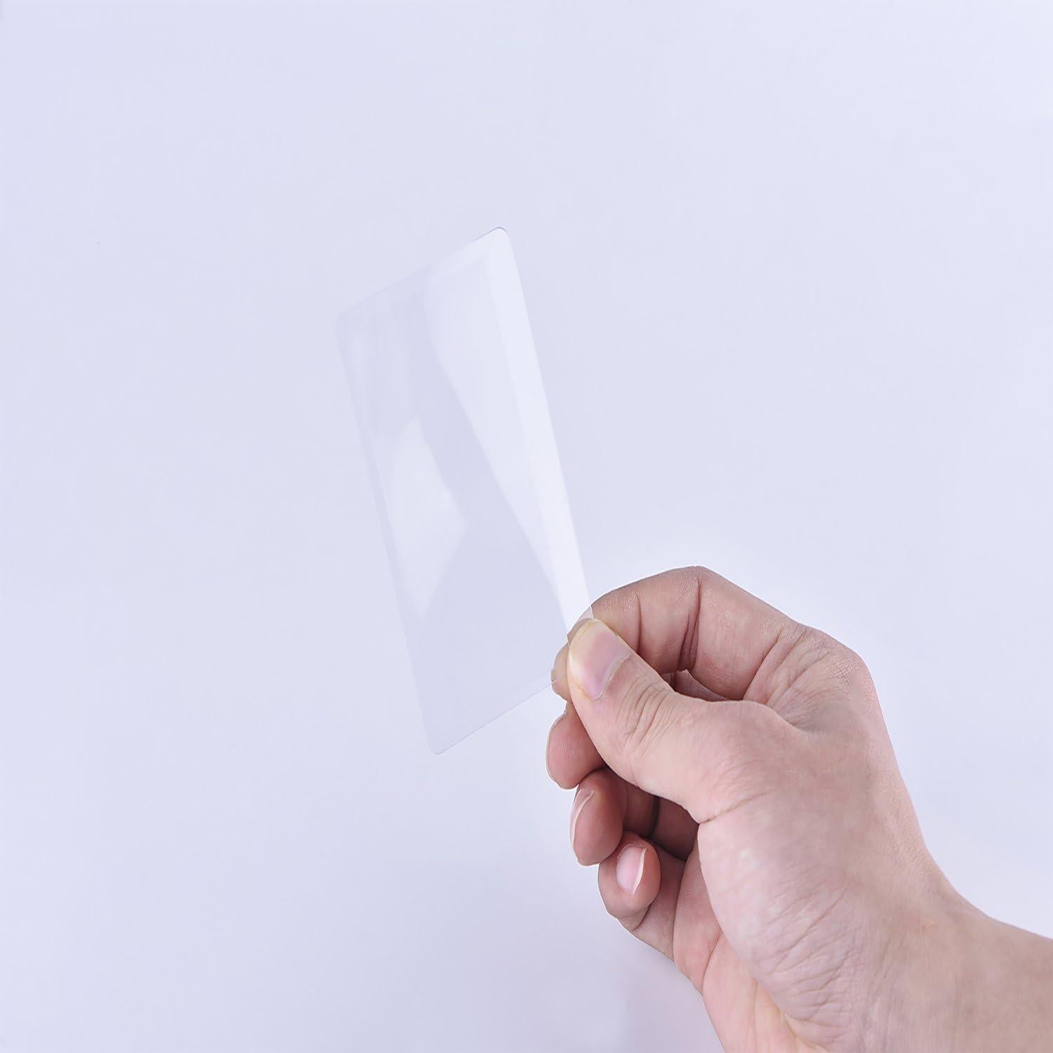 Lupa de Cartera Outus 4 Pack PVC 300% Aumento 5.5x8.2cm