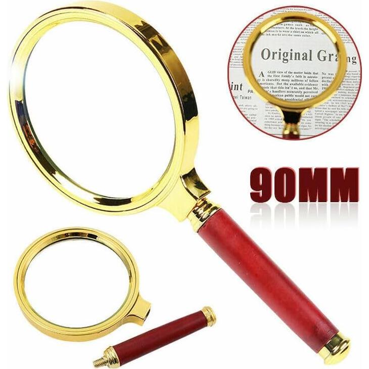 Lupa de 20X Sovereign GA con 2 lupas de bolsillo - 90mm