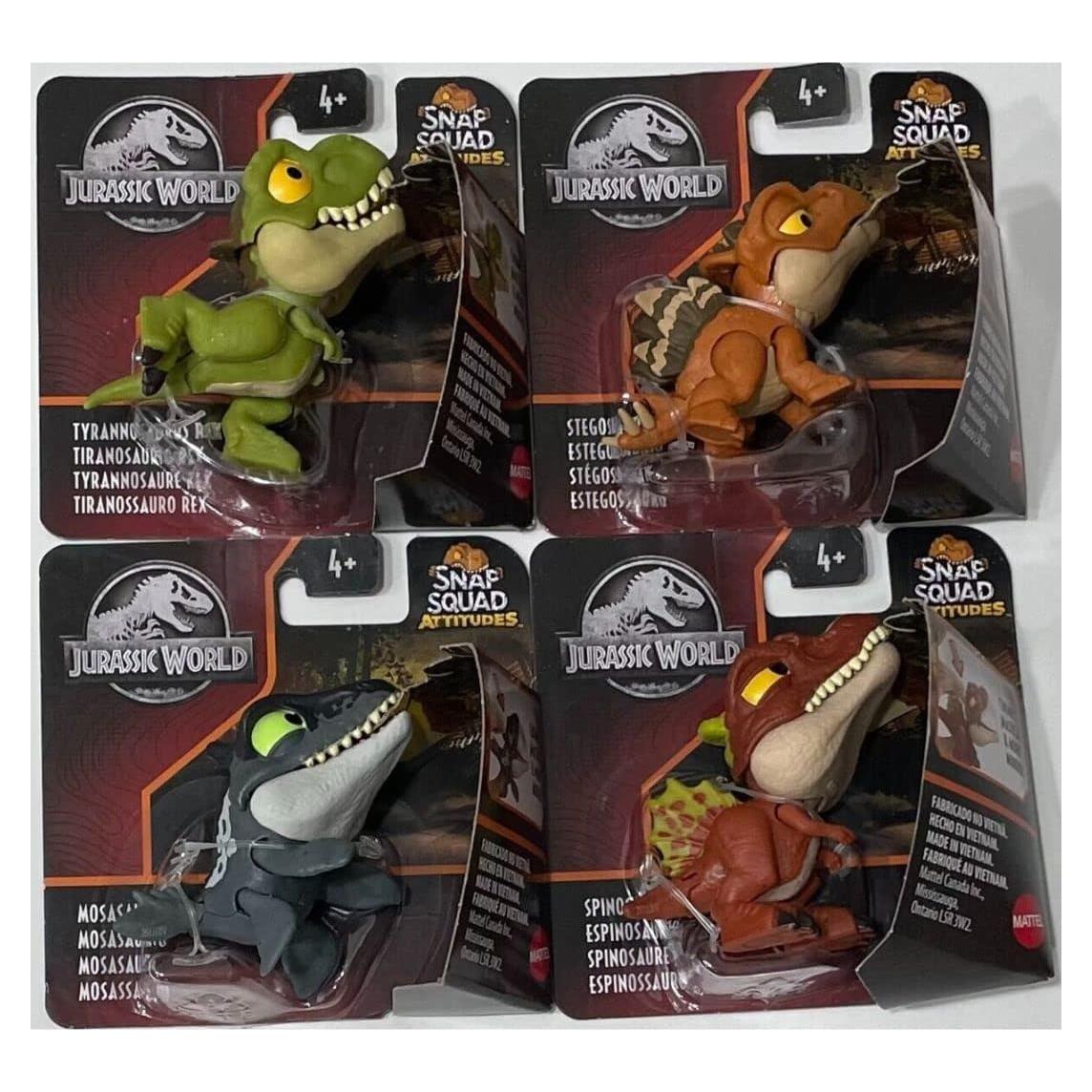 Conjunto de Figuras Jurassic World 2022 Mattel - 4 Piezas