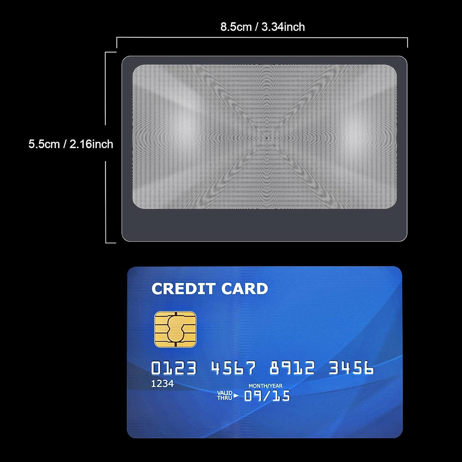 Lupa de Bolsillo Molain 5Pcs Aumento 3X PVC Transparente