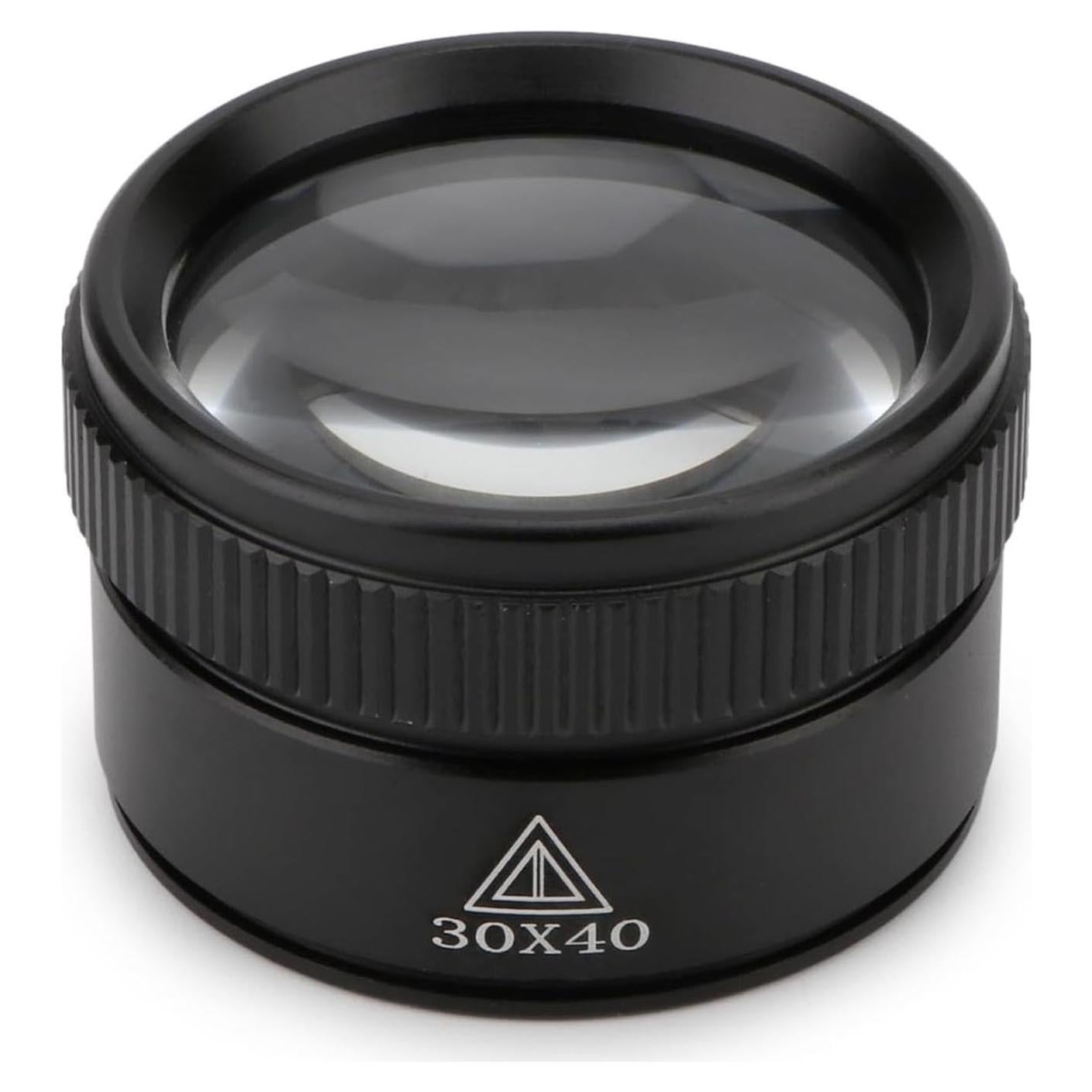 Lupa de Lectura Portátil Rongon 30X - Lente de Vidrio 40mm