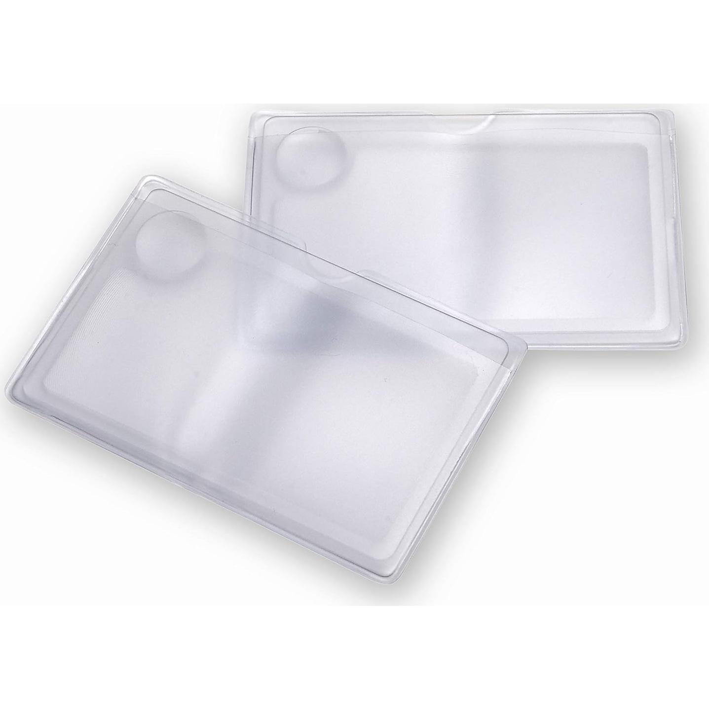 Lupas de cartera Carson WM-01 2.5x con lente 6x - Paquete doble