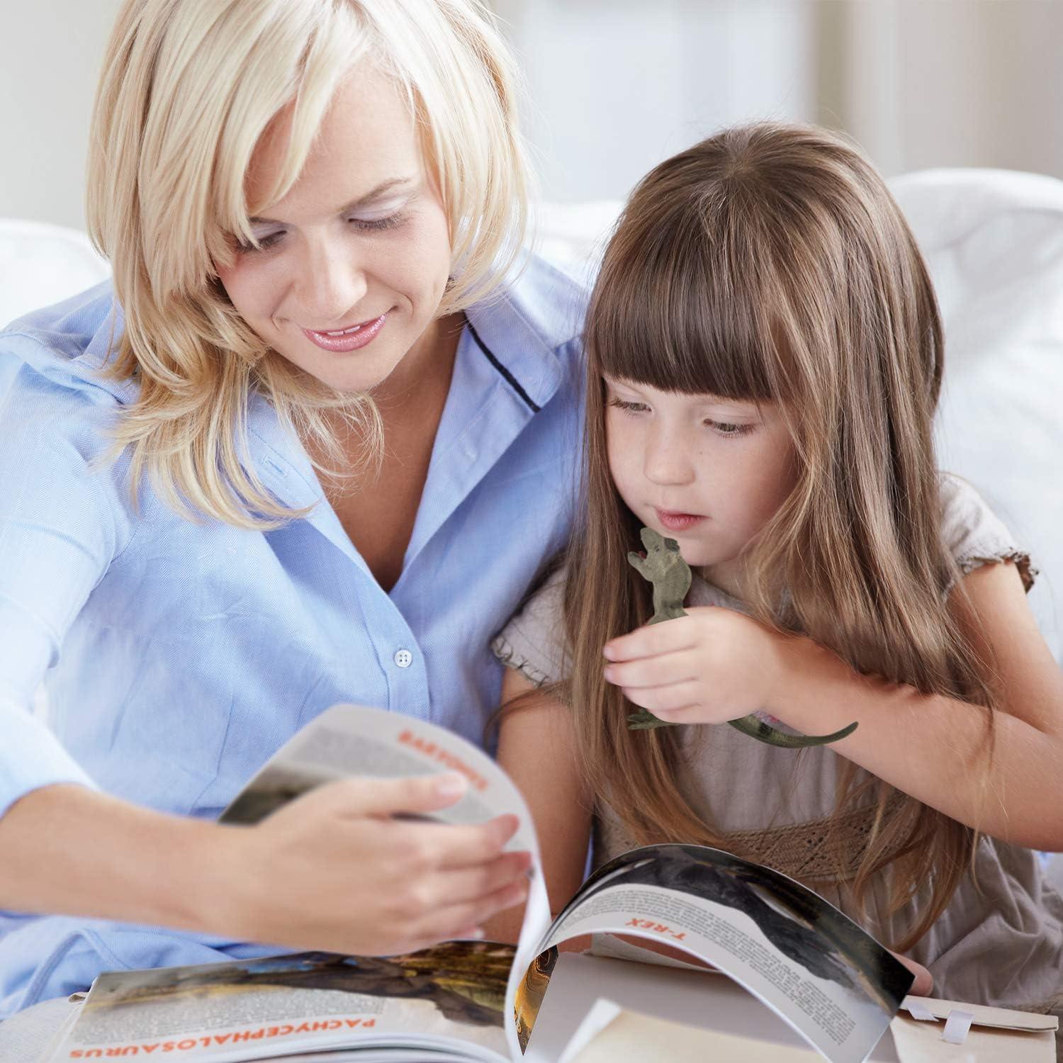 Dinosaur Toys for Toddlers and Kids 3-5 5-7 - Dinosaur Figures 20 Packs Playset with Educational Book, Toy for 3 4 5 6 7 8 Year Old Boys - Plastic Dinosaurs with Dino Eggs Birthday Party Gift