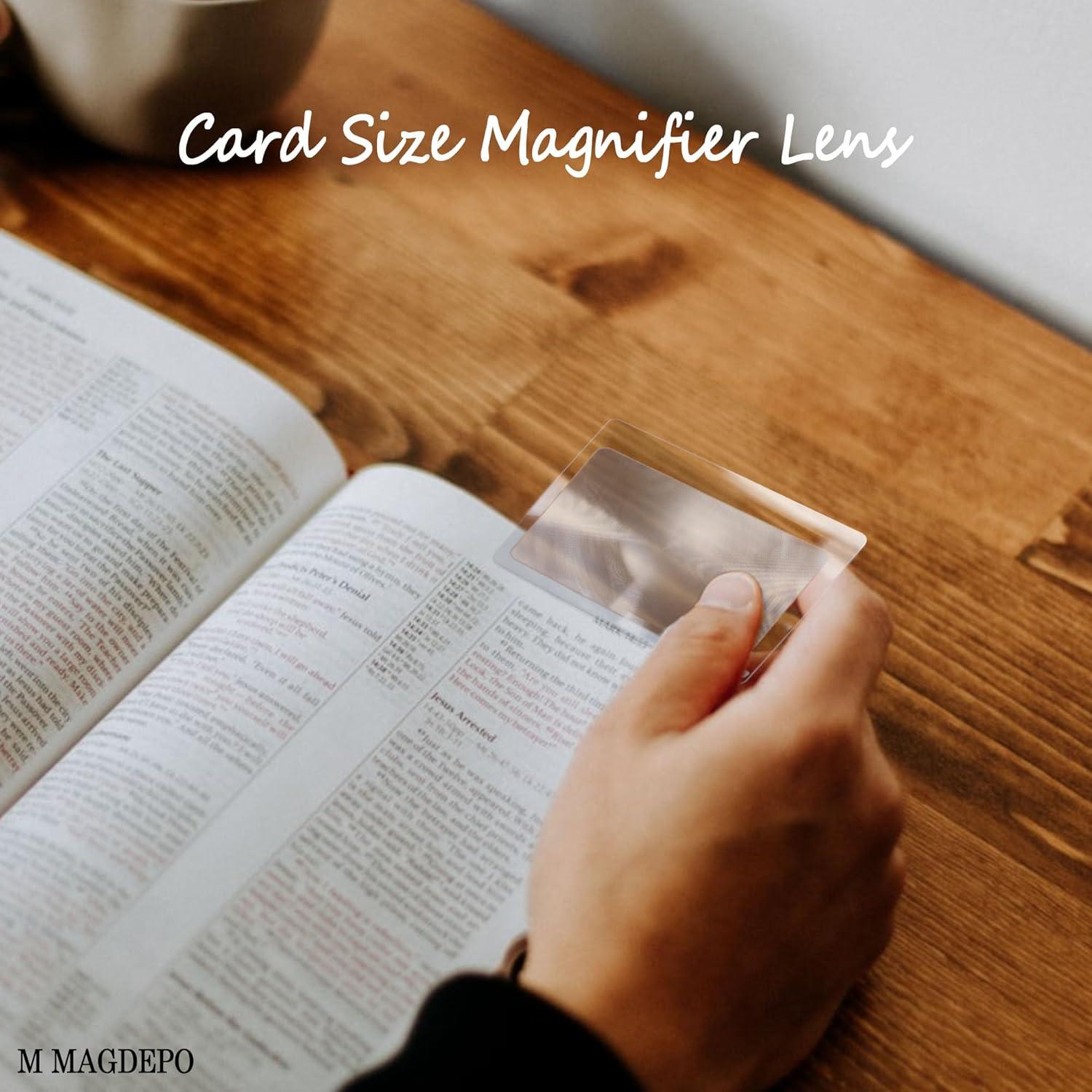 Lupa de Cartera 6 Pack MagDepo 3x Azul con Regla y Encendedor