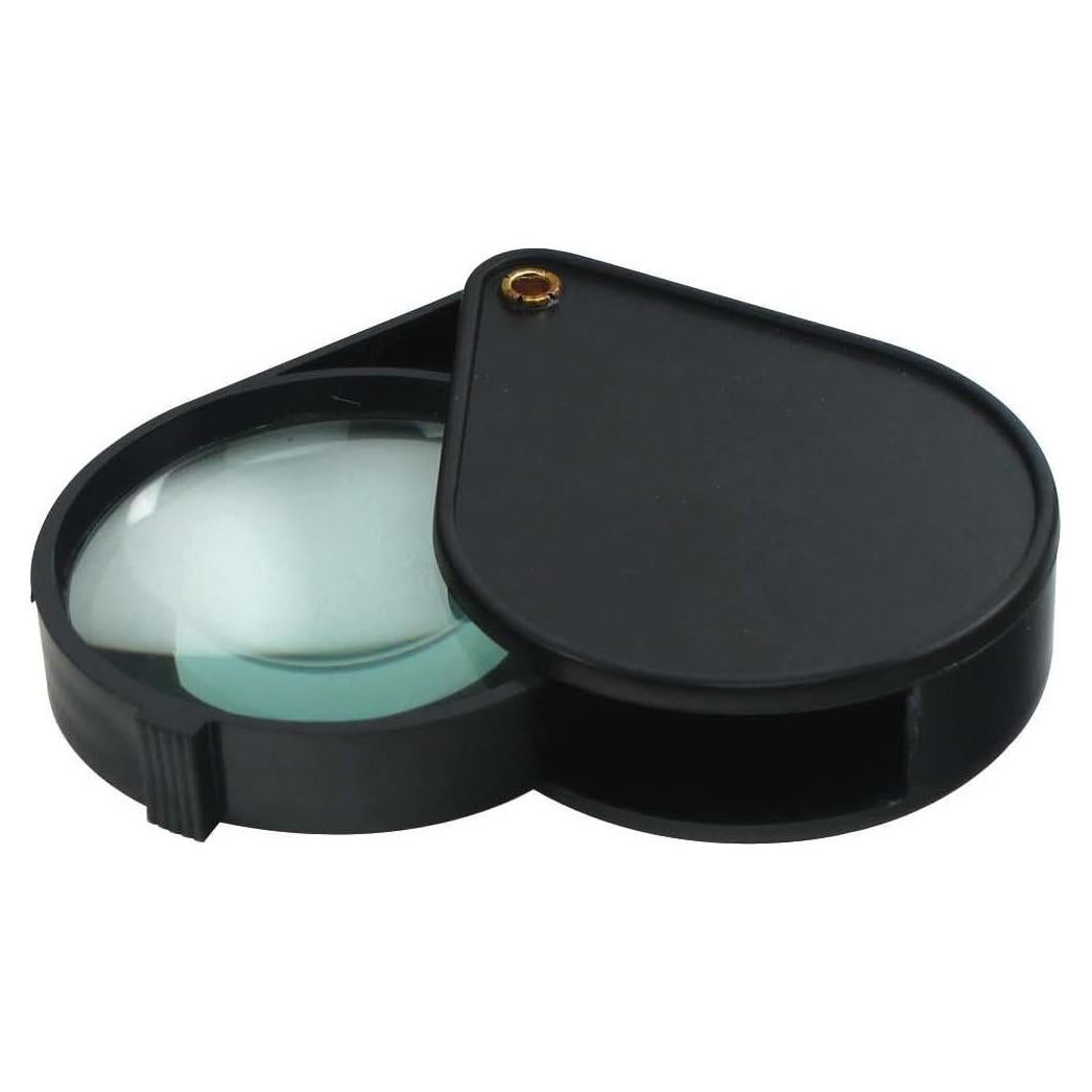 Lupa Plegable de Bolsillo SE MH7015 4x - Lente de Vidrio
