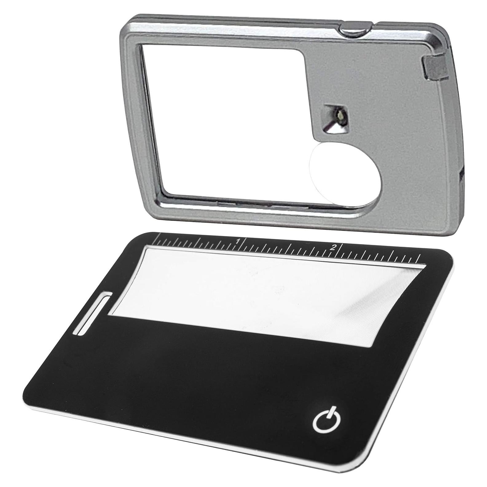 Lentes de Aumento Iluminadas 3X 6X - Lupa de Bolsillo y Tarjeta