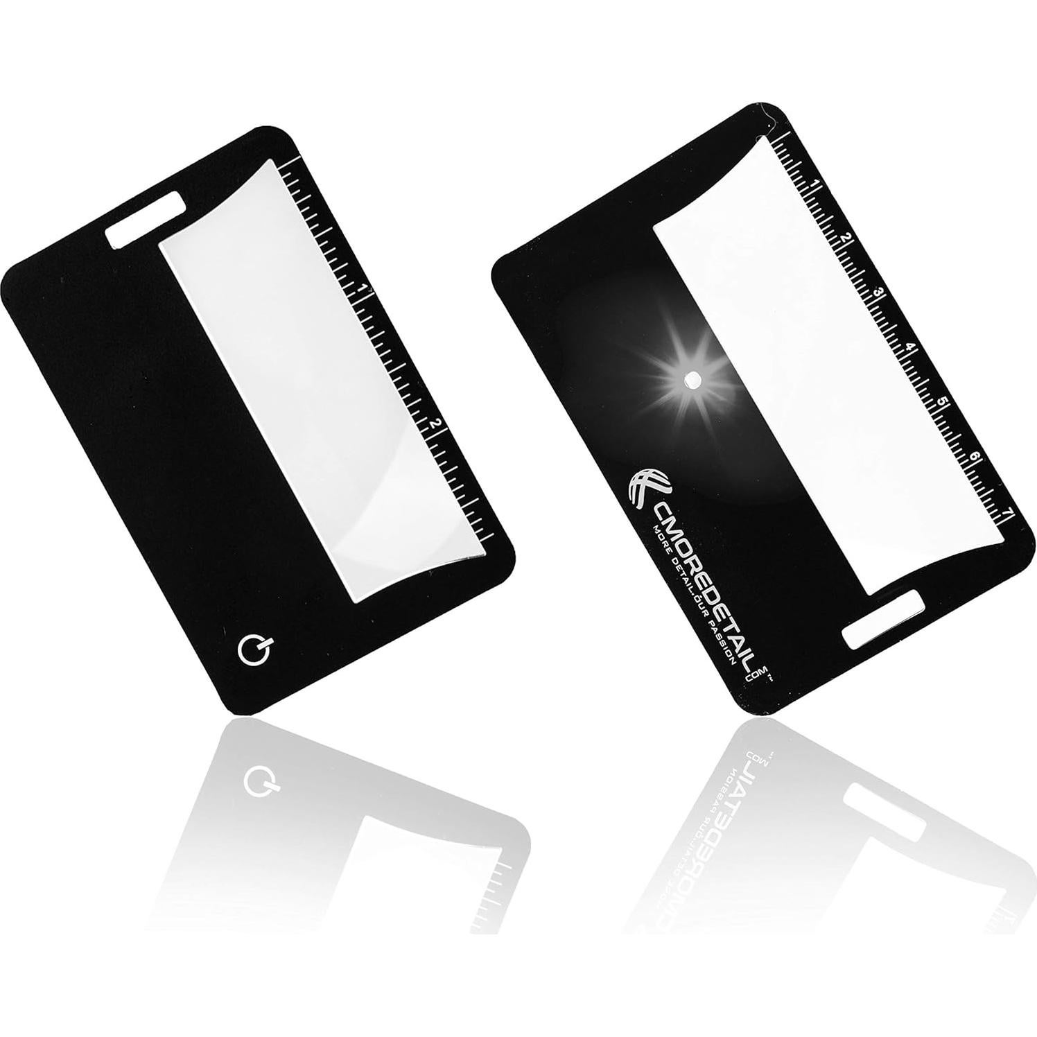 Lentes de Aumento Iluminadas 3X 6X - Lupa de Bolsillo y Tarjeta