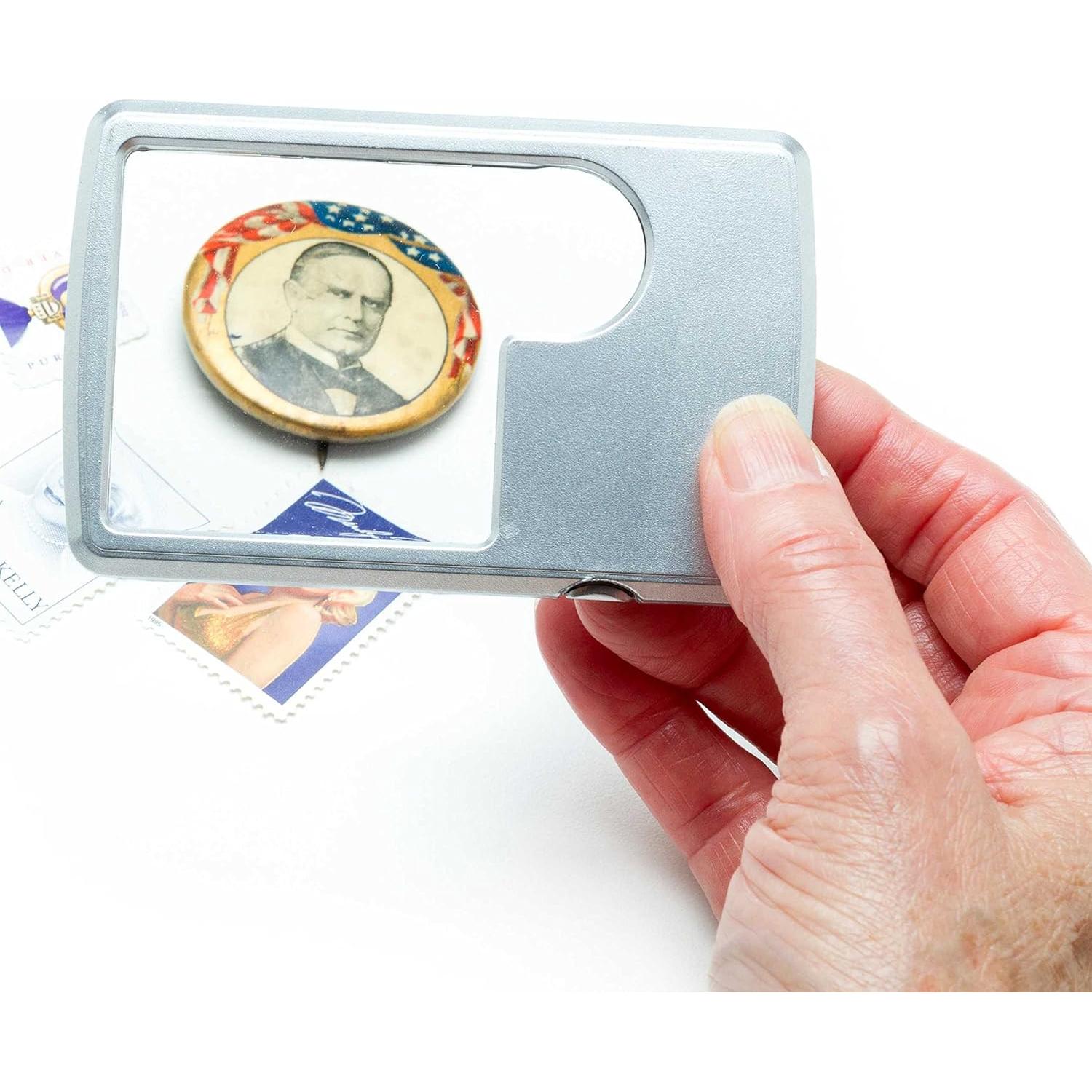 Lentes de Aumento Iluminadas 3X 6X - Lupa de Bolsillo y Tarjeta