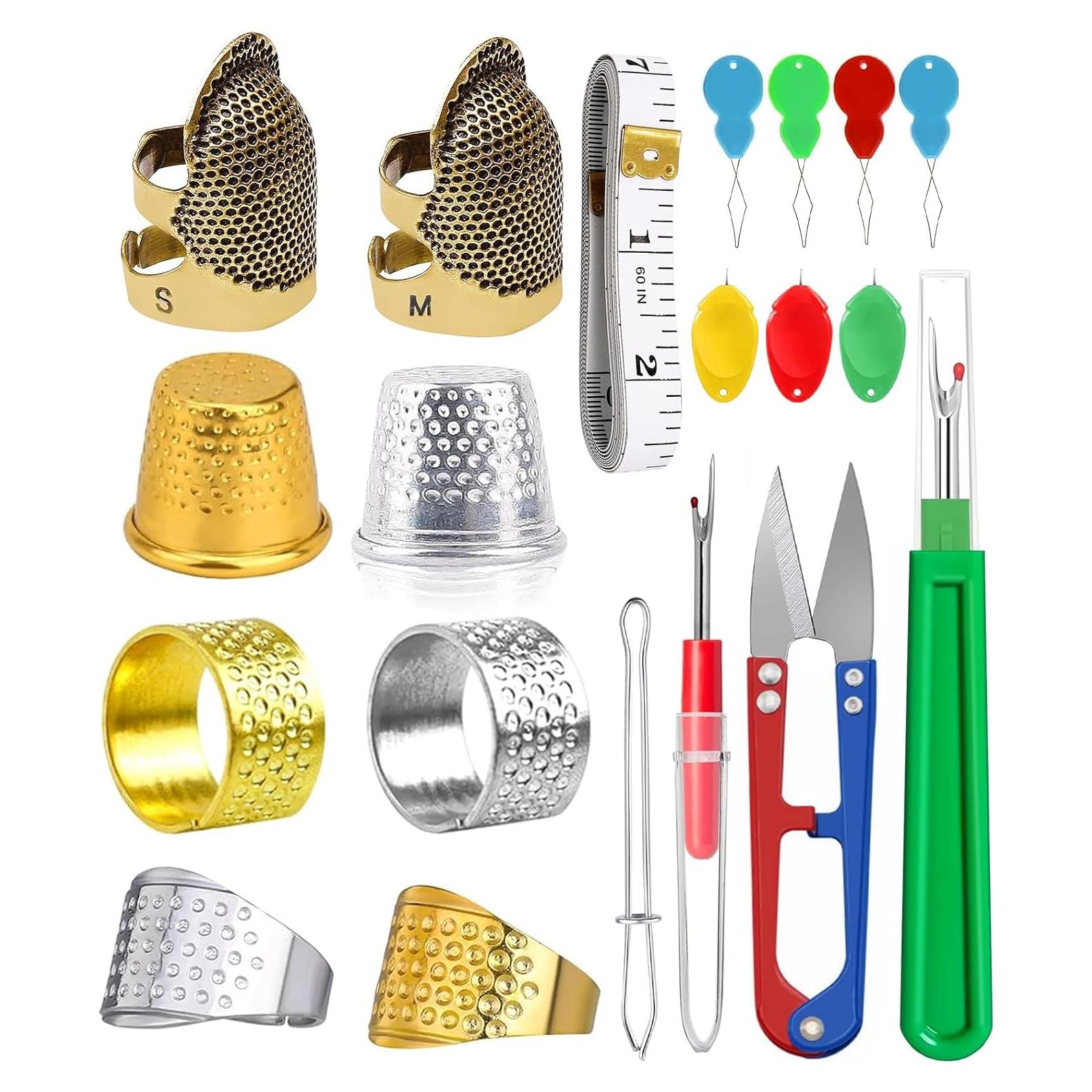 Kit de Costura Completo CousDUoBe - 20 Piezas, Dedales y Herramientas