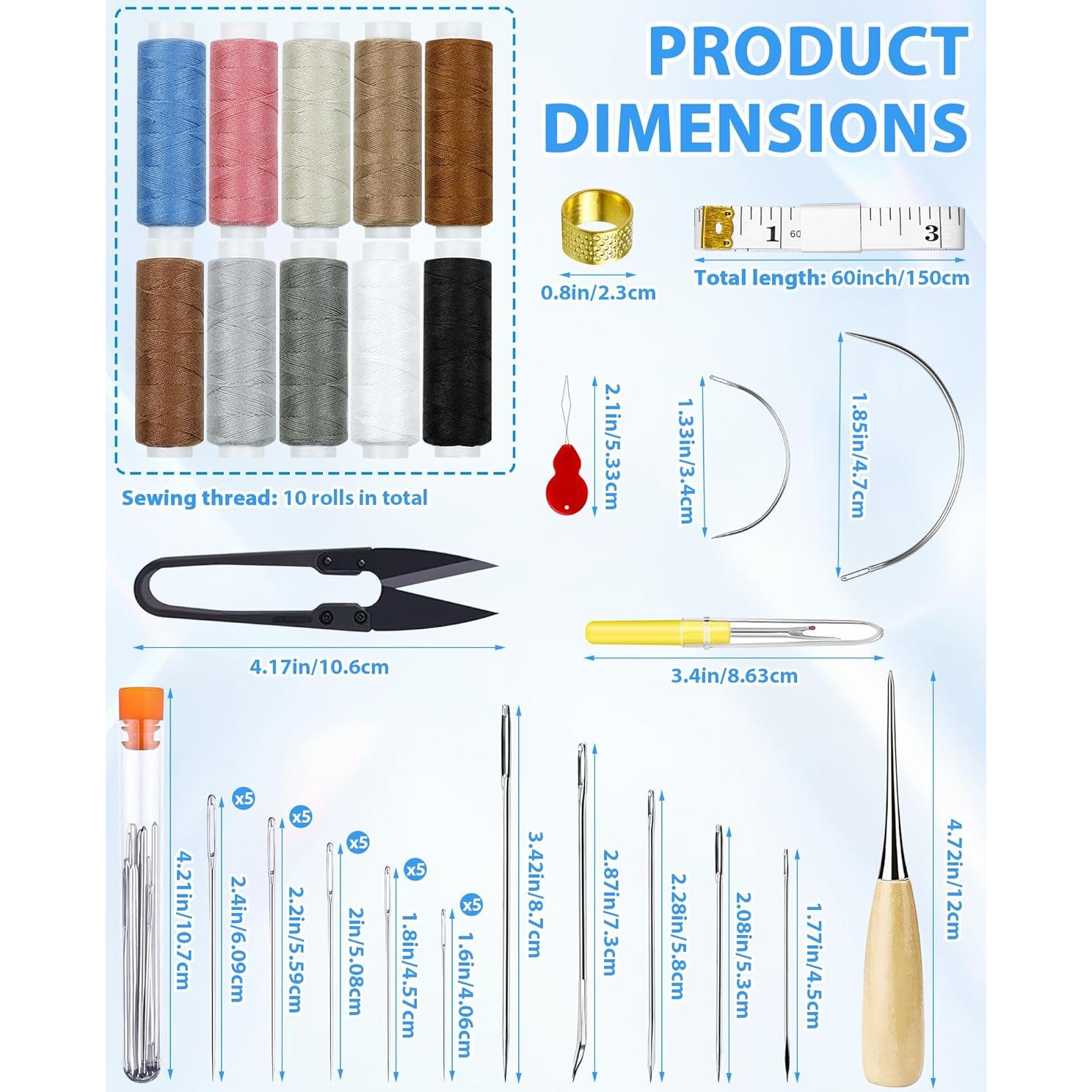 Kit de Costura PLANTIONAL 47 Piezas para Tapicería y Manualidades