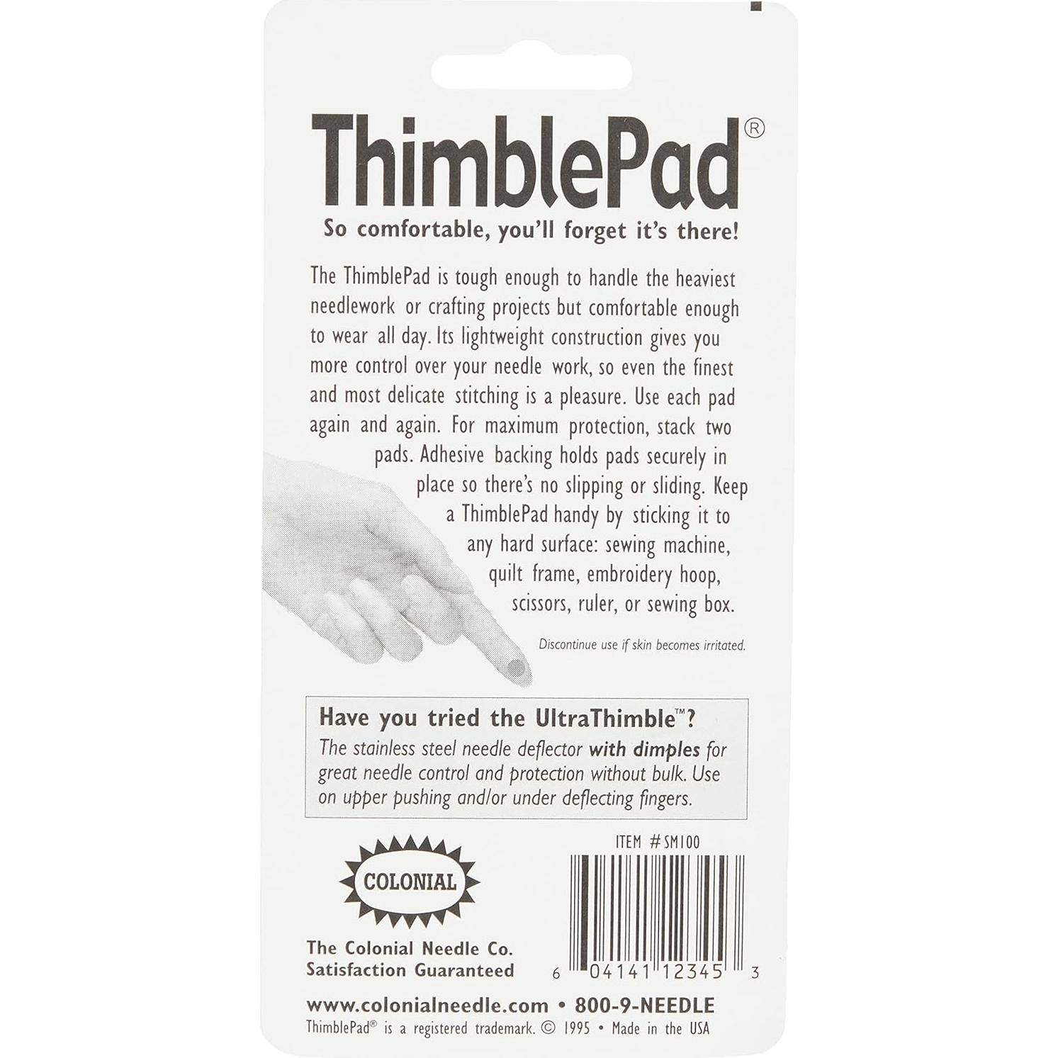 Pad de Dedal de Cuero Colorbok 1 Unidad Afilada