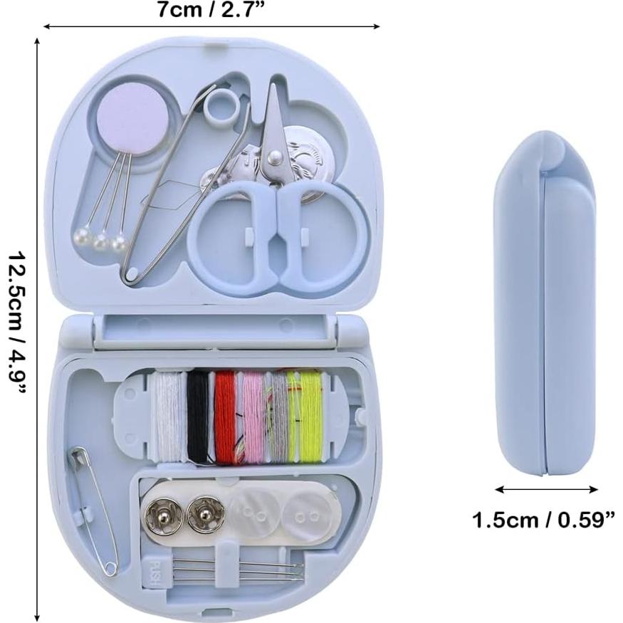 Kit de Costura de Viaje MEIYOUJU - 2 Paquetes Portátiles