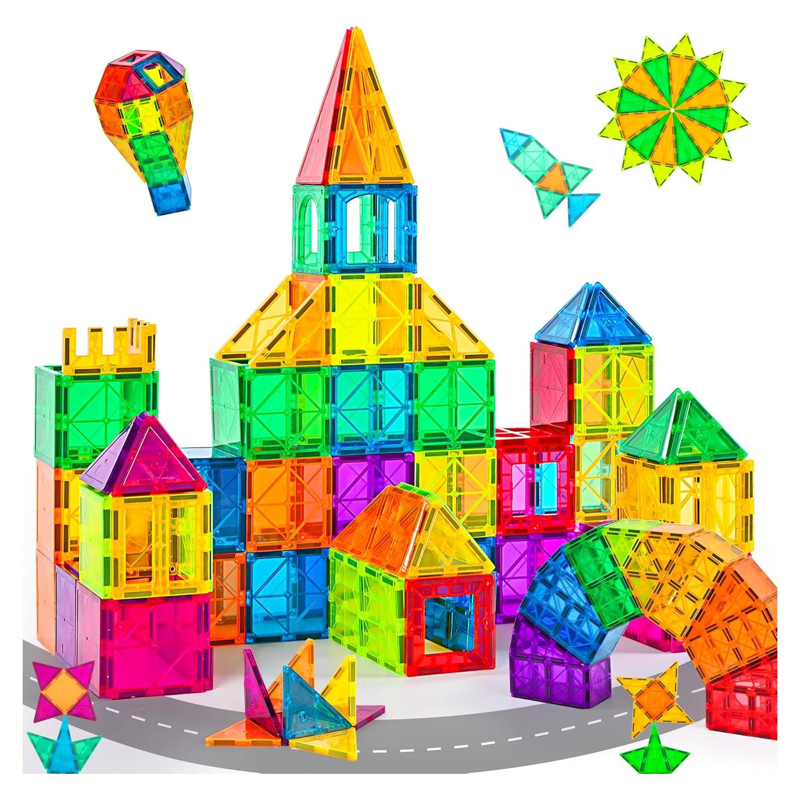 Cossy Set 60 Piezas Azulejos Magnéticos 3D Juguetes 3+