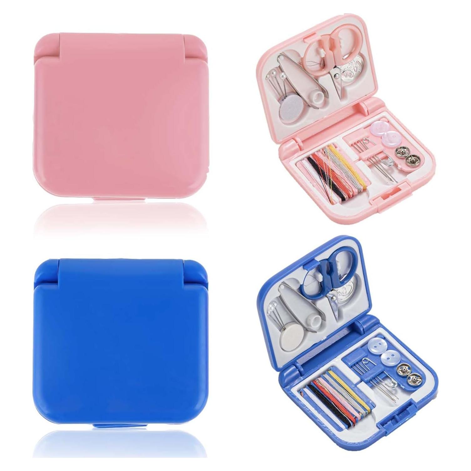 Kit de Costura de Viaje Mini ADULLPONY 2 Piezas Portátil