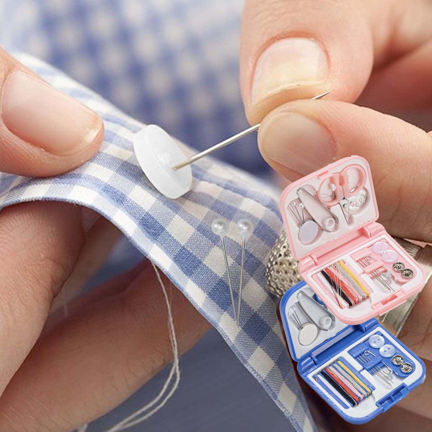 Kit de Costura de Viaje Mini ADULLPONY 2 Piezas Portátil