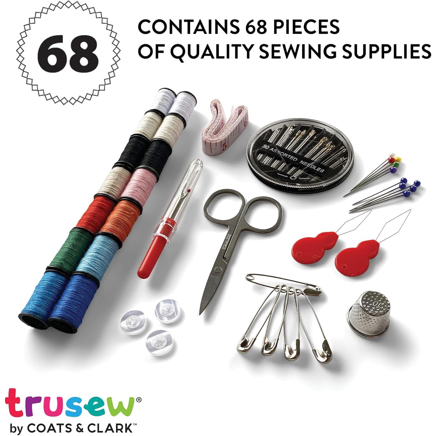 Kit de Costura para Principiantes Coats & Clark 68 Piezas