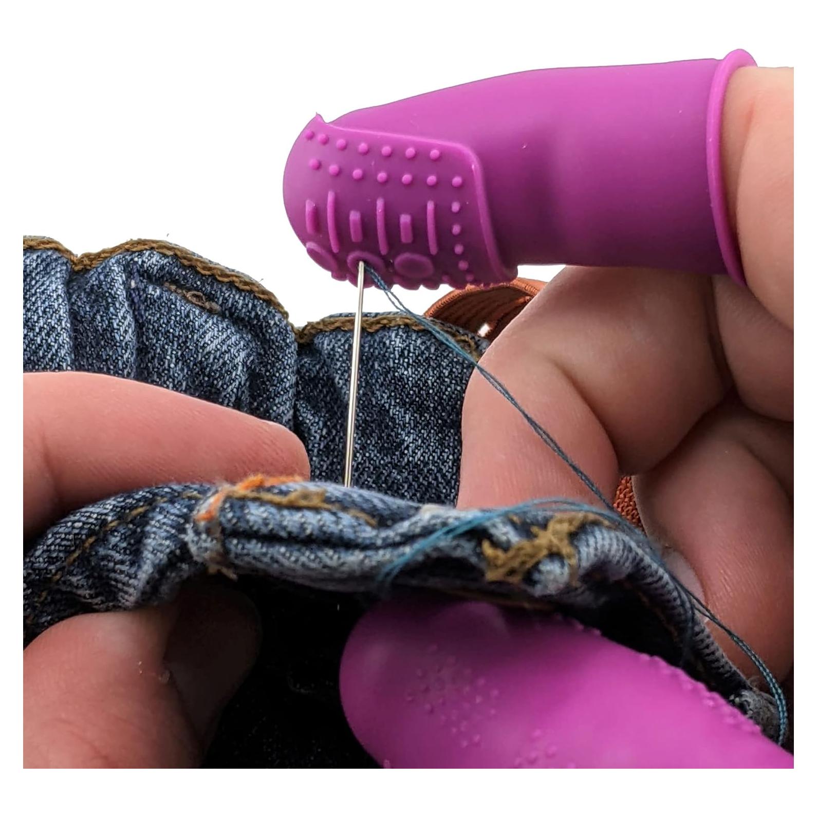 Kit de Dedales y Protectores de Dedos Silicone Alley - 9 Piezas