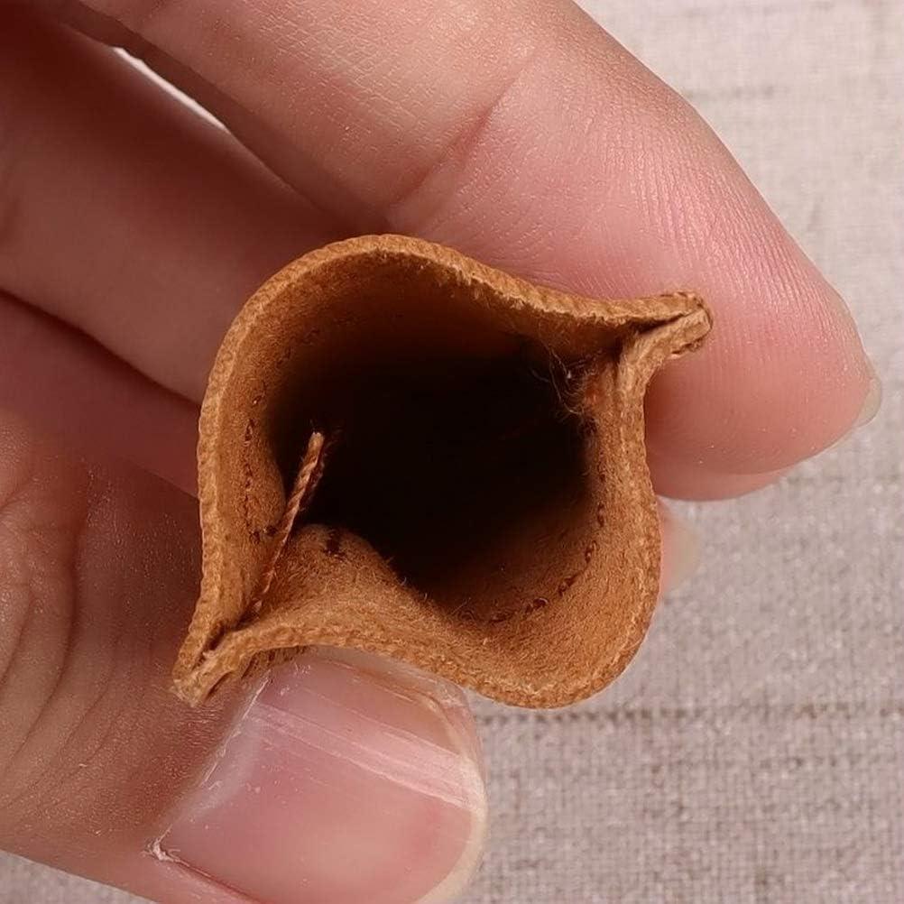 Protectores de Dedos de Cuero Pimoys - 4 Piezas para Costura