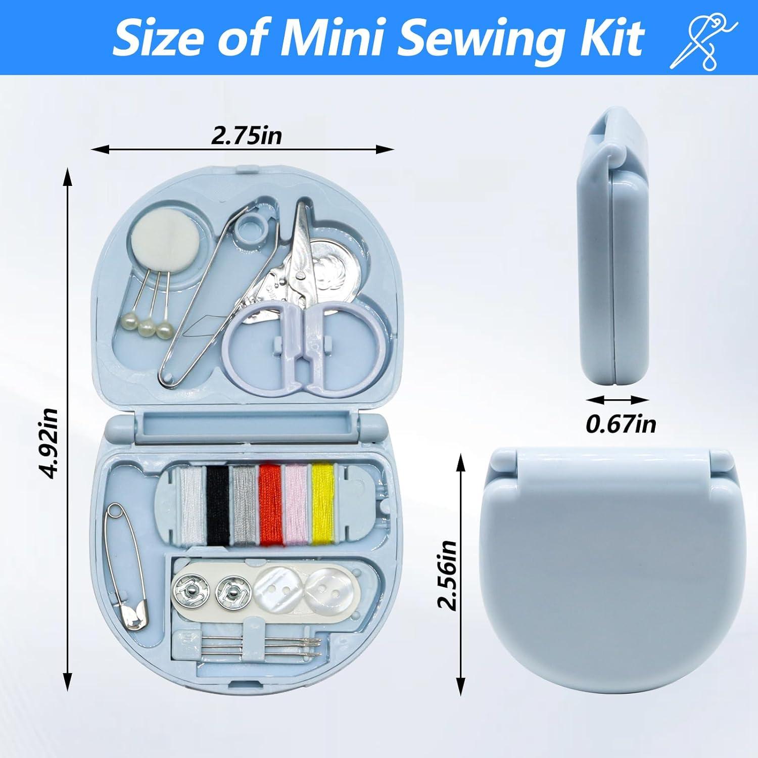 Kit de Costura Mini Portátil Yasdyri - 4 Piezas, Aprobado TSA