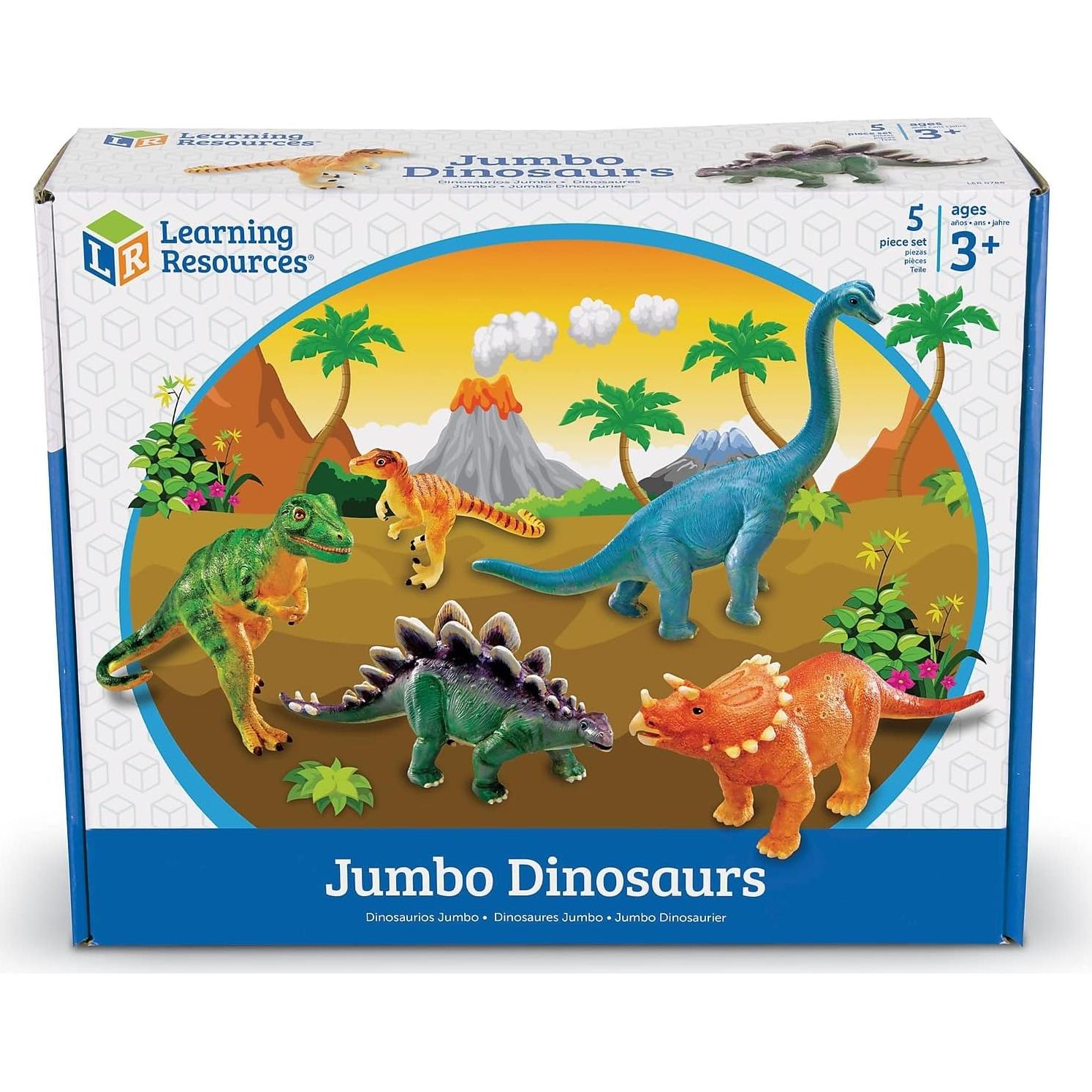Juguetes de Aprendizaje Dinosaurios Jumbo - Recursos de Aprendizaje
