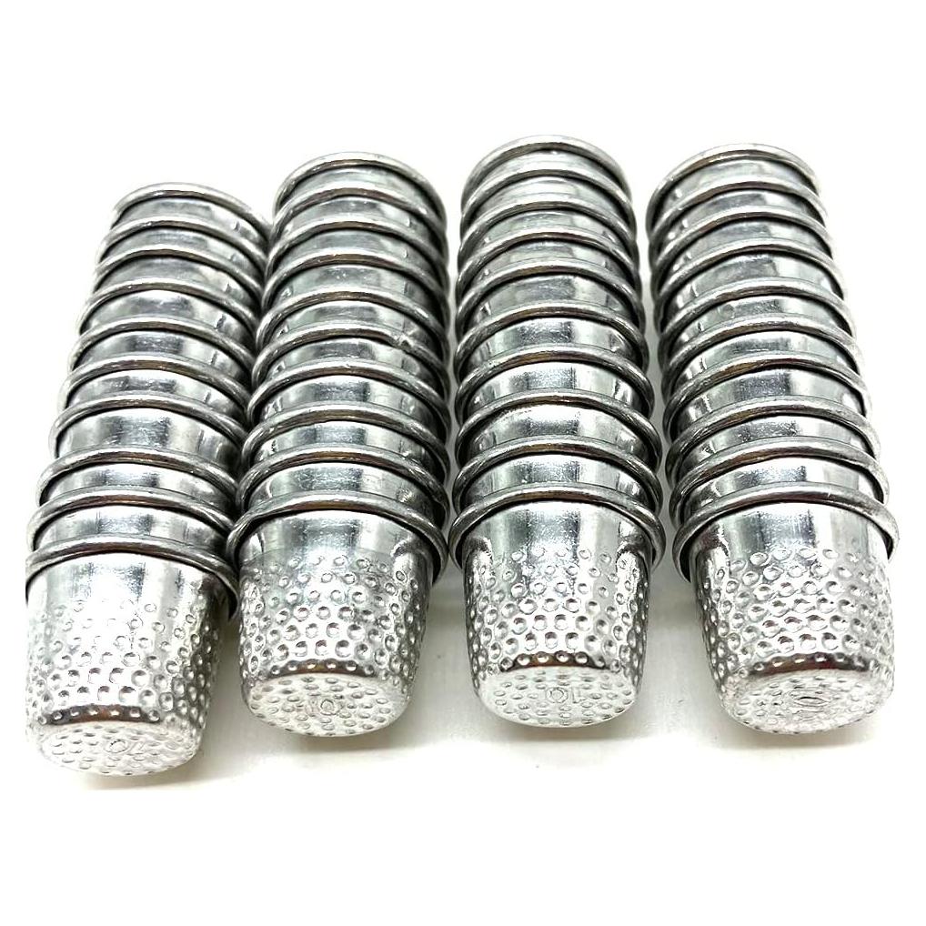 40 Dedales de Costura de Metal ABMFG para Manualidades