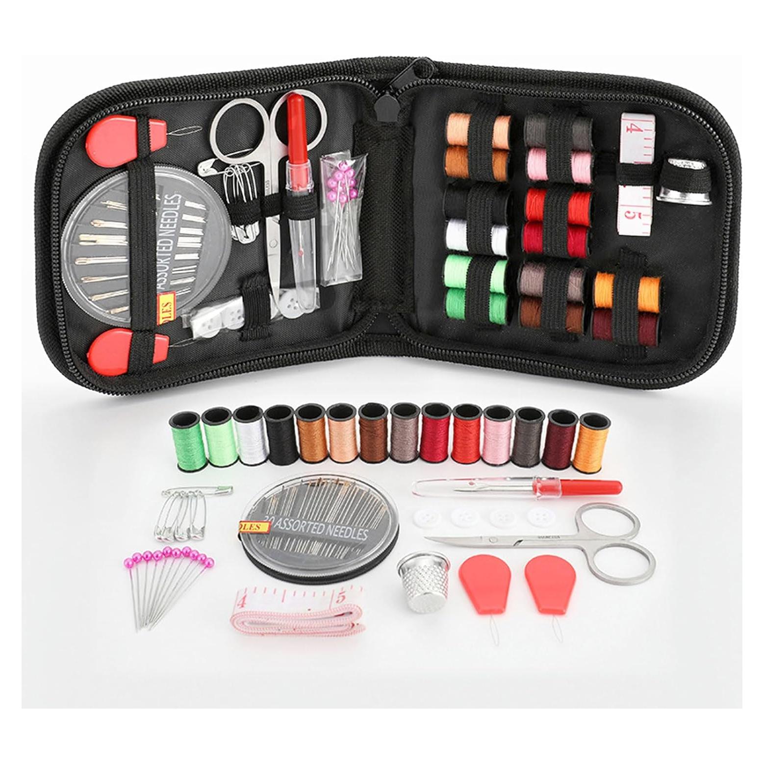 Kit de Costura de Viaje TERNVUNS 70 Piezas con Bolsa Compacta