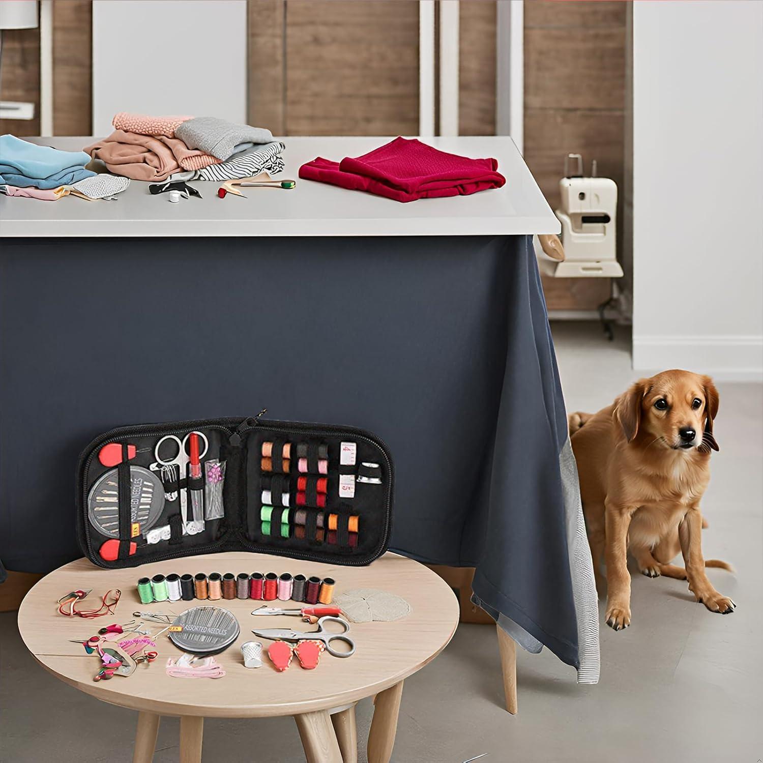 Kit de Costura de Viaje TERNVUNS 70 Piezas con Bolsa Compacta