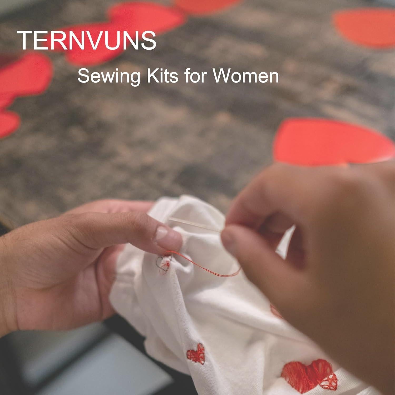 Kit de Costura de Viaje TERNVUNS 70 Piezas con Bolsa Compacta