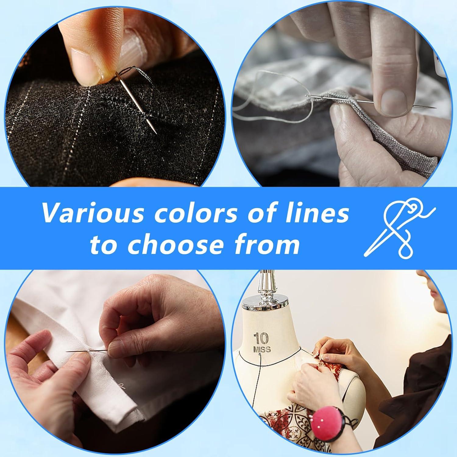 Kit de Costura Rápido Yasdyri 10 Cajas con Agujas y Hilo