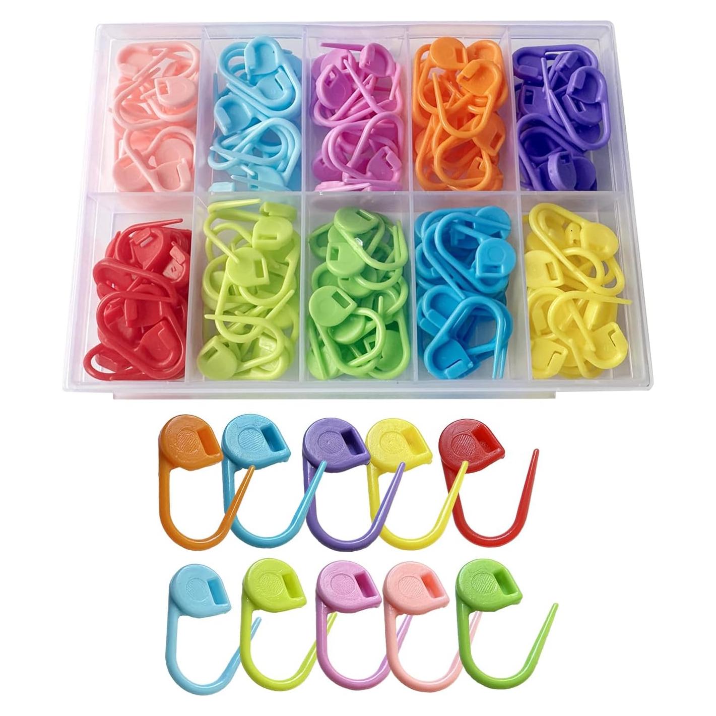 150 Marcadores de Puntos de Tejer Meikeer en 10 Colores