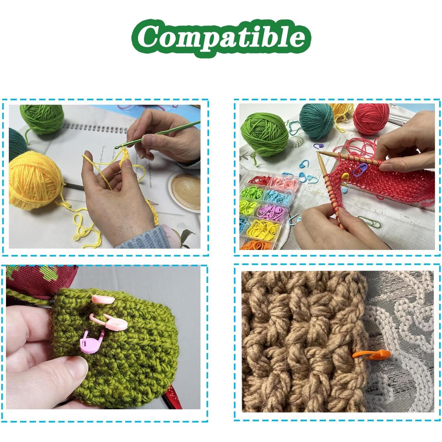 150 Marcadores de Puntos de Tejer Meikeer en 10 Colores