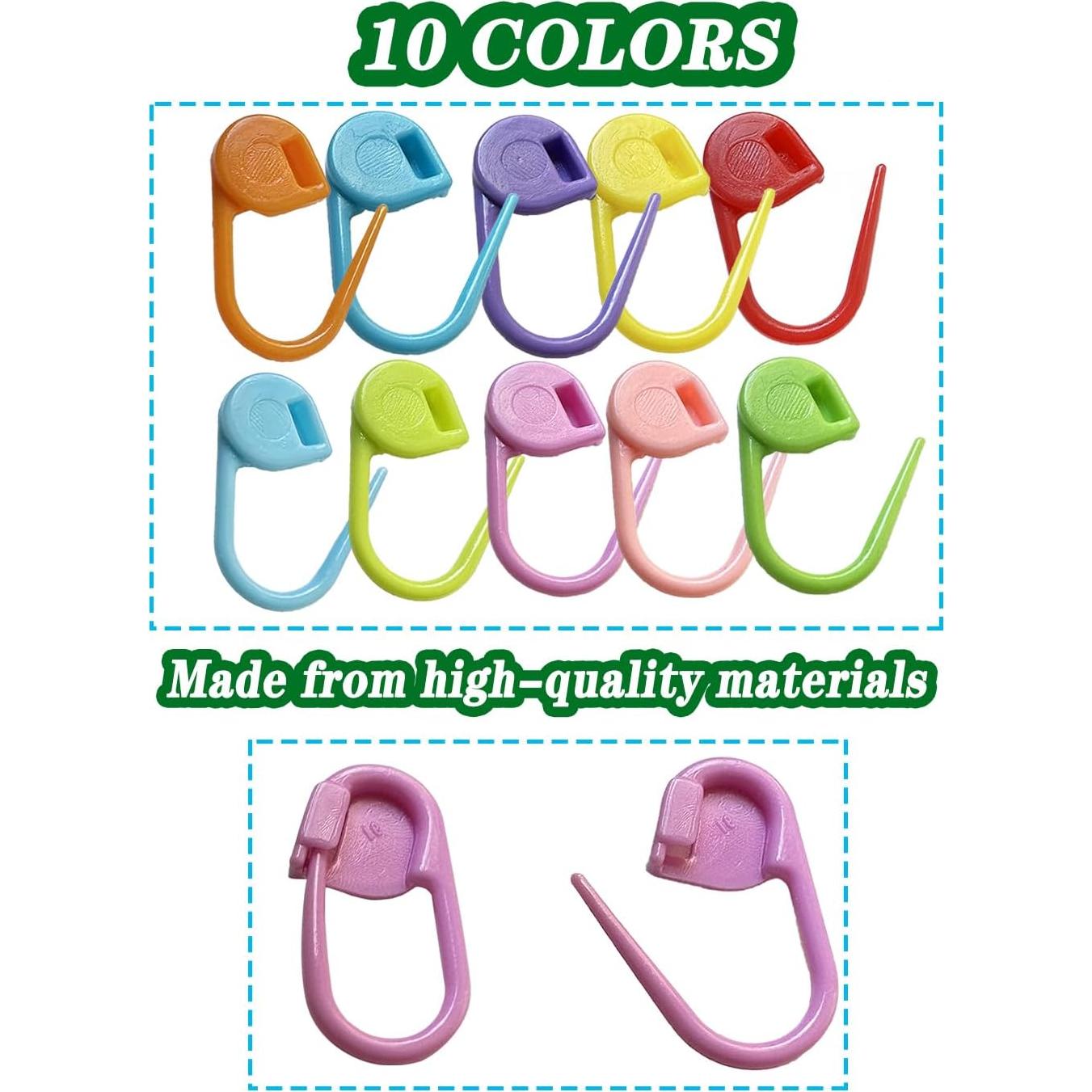 150 Marcadores de Puntos de Tejer Meikeer en 10 Colores