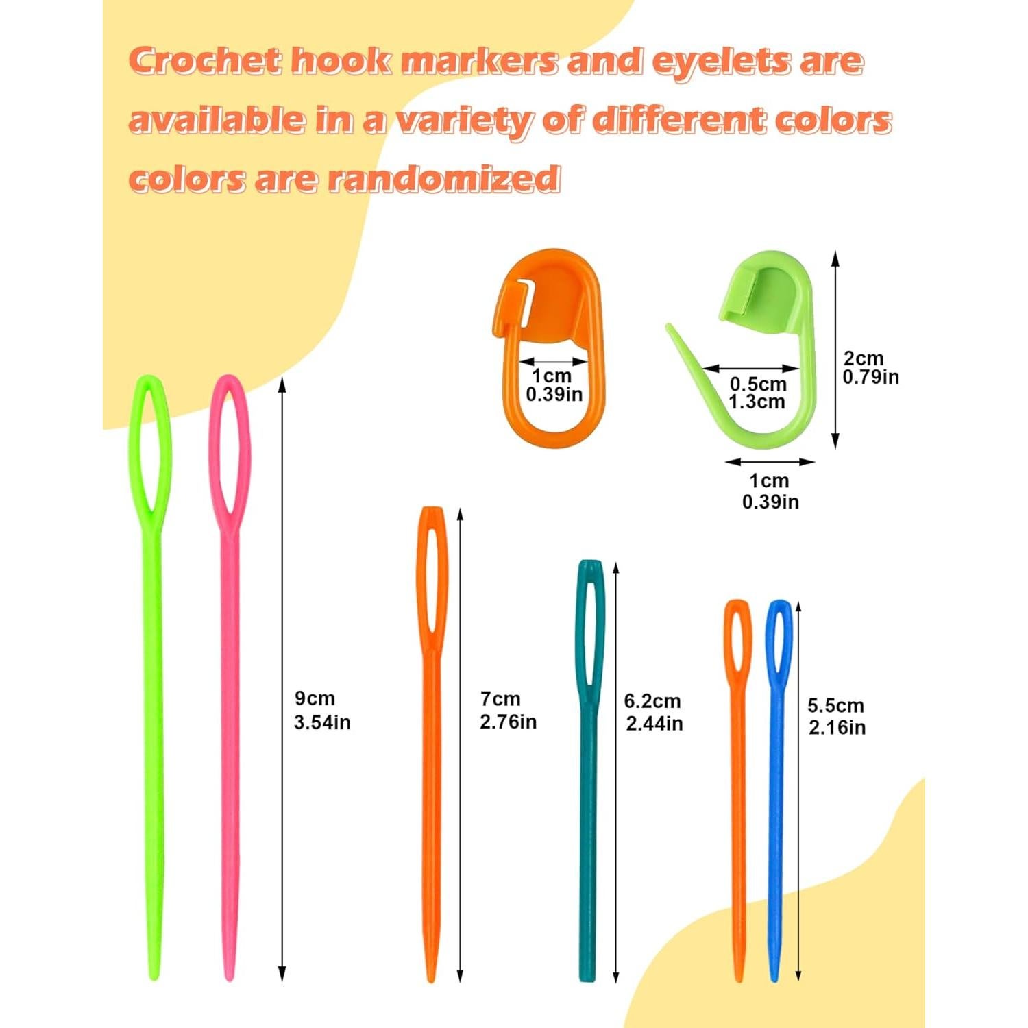 300 Marcadores de Puntadas FIVEIZERO + 6 Agujas de Coser