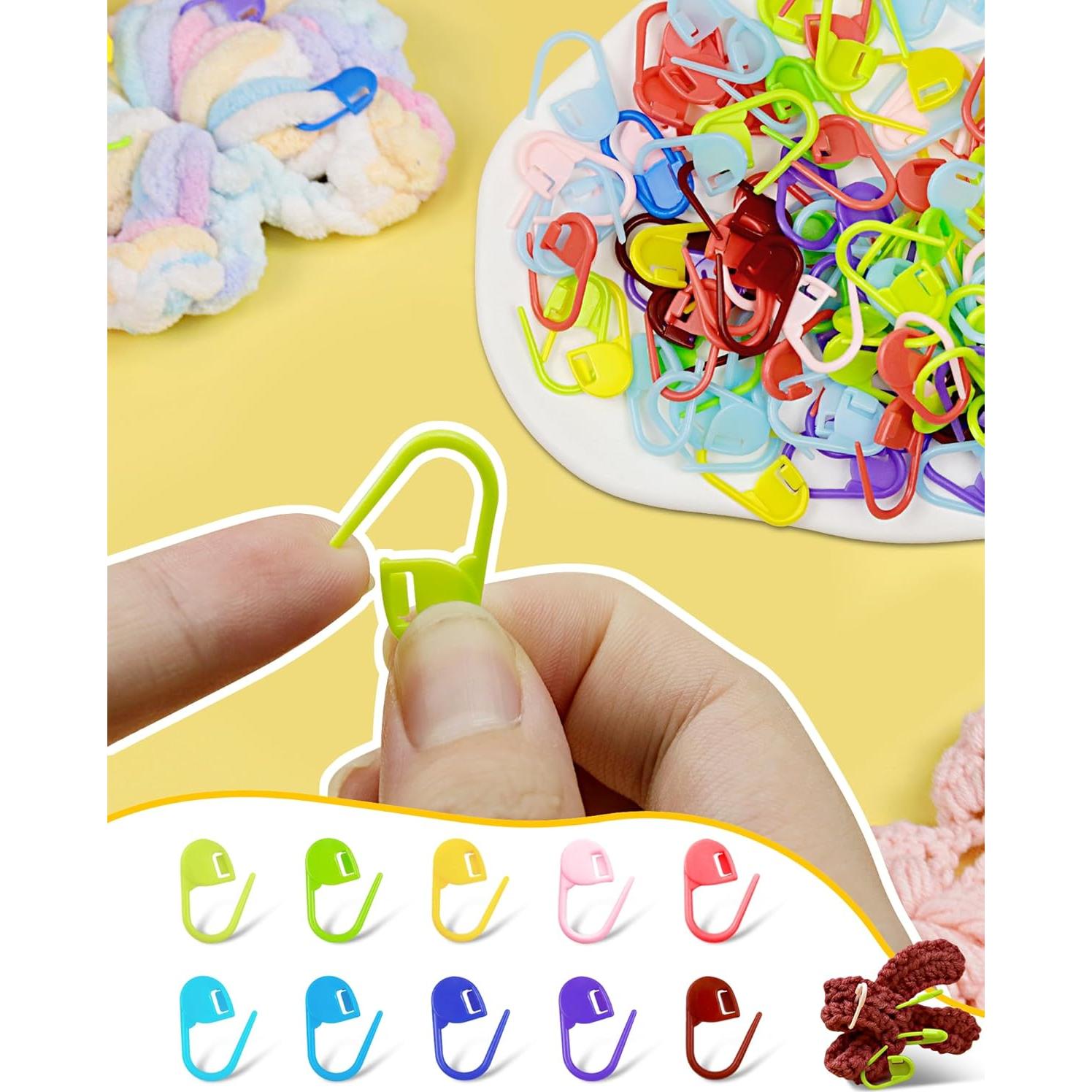 300 Marcadores de Puntadas FIVEIZERO + 6 Agujas de Coser