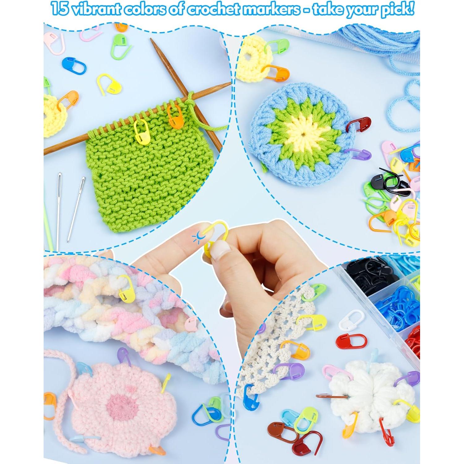 Marcadores de Puntos FIVEIZERO 220 Piezas + 15 Agujas de Coser