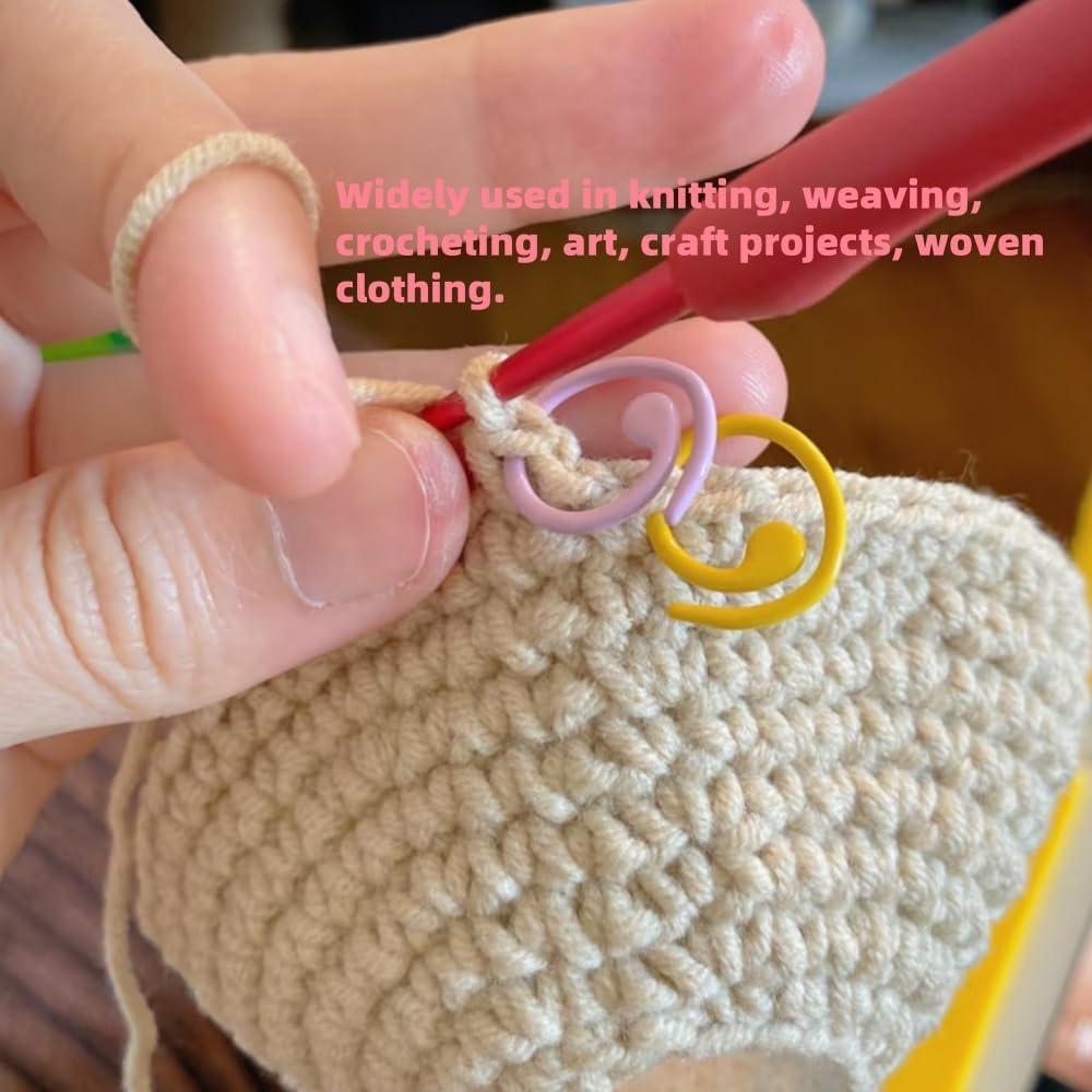 Marcadores de Puntos de Tejer Hilsayum - 30 Piezas Metal Multicolor