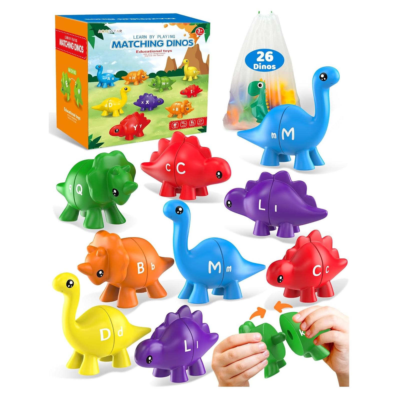 Juguetes Educativos Dinosaurios ABC 26PCS Walenty
