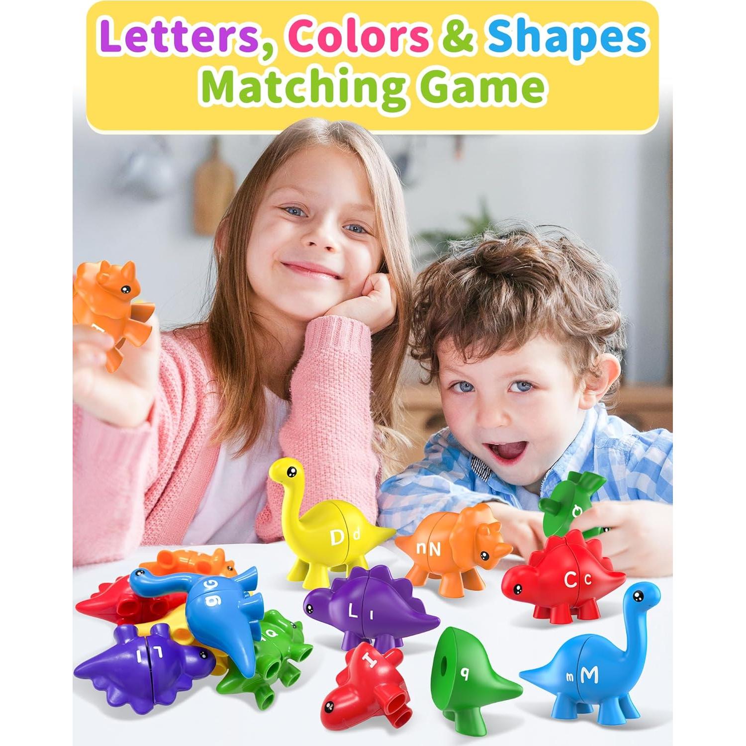 Juguetes Educativos Dinosaurios ABC 26PCS Walenty