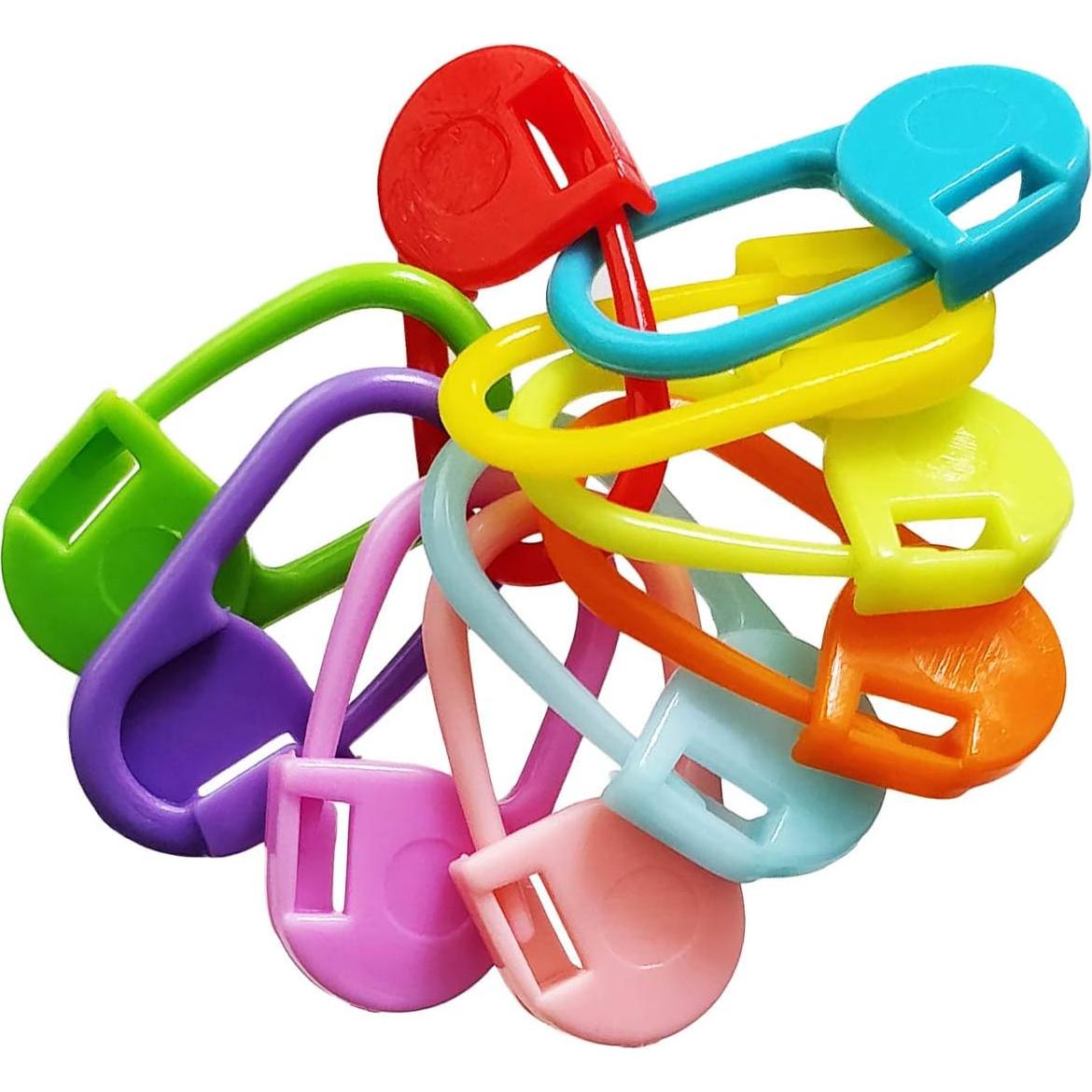 50 Marcadores de Tejido de Plástico TTSAM - 10 Colores