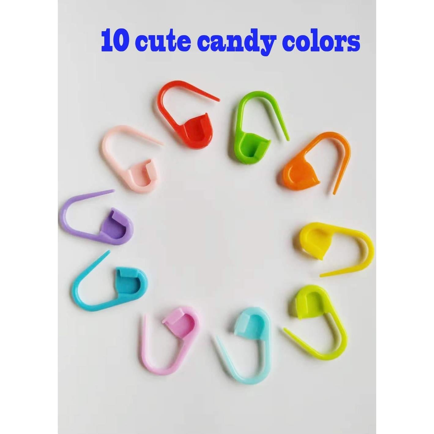 Marcadores de Ganchillo JOSDIOX - 60 Piezas en 10 Colores